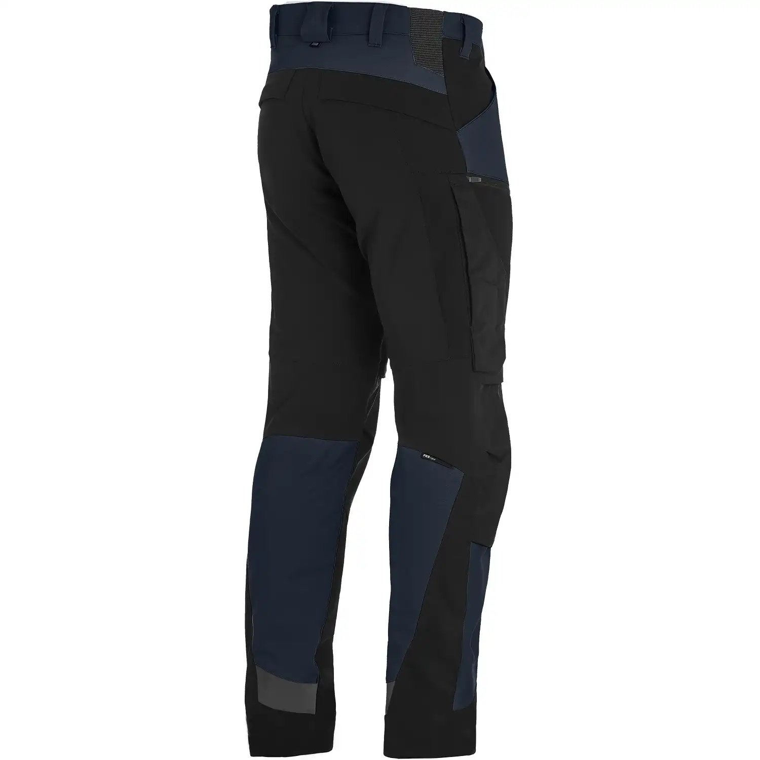 Stretch Bundhose Canvas "LEO" in marine/schwarz, 50 - Thumbnail 2