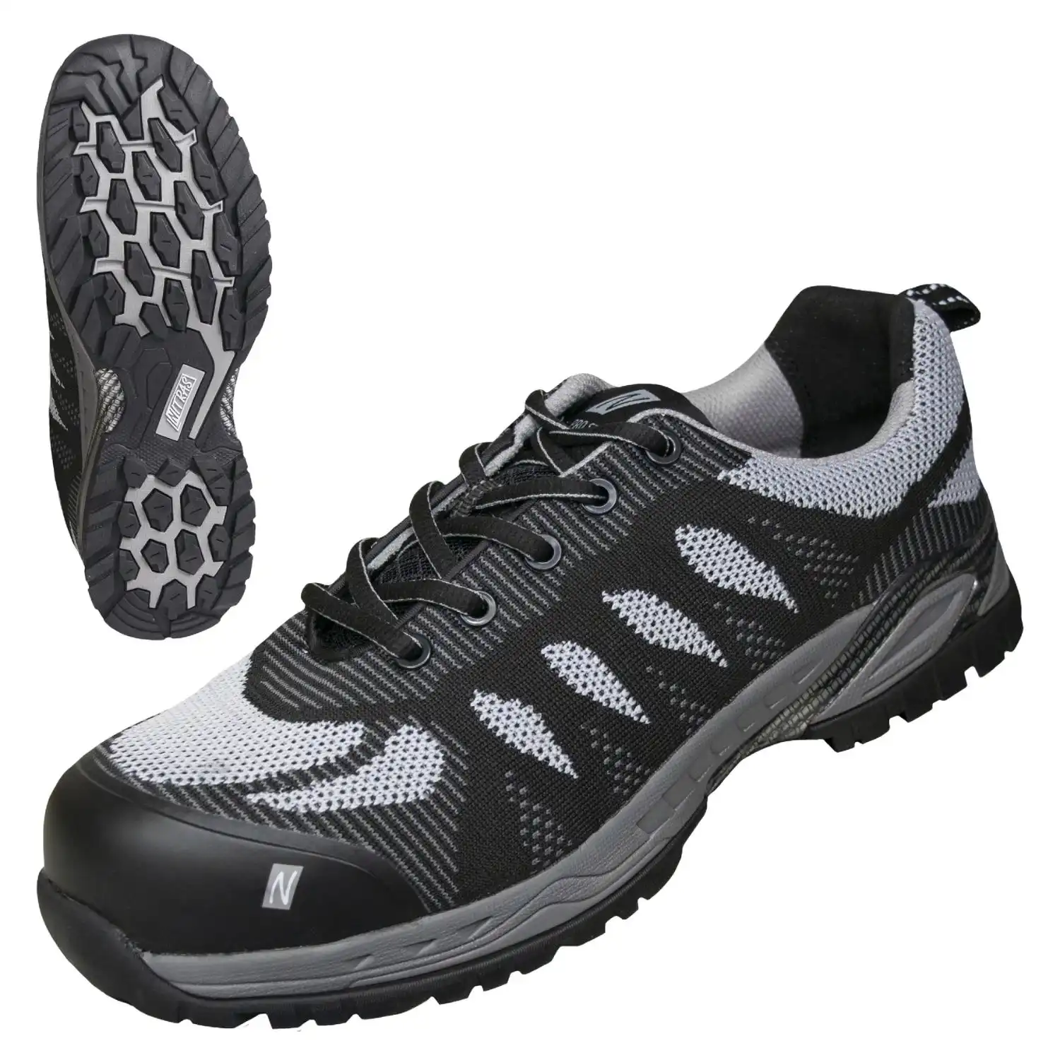 Sicherheitshalbschuhe S1P "PRO STEP" schwarz/grau in 36 - Thumbnail 1