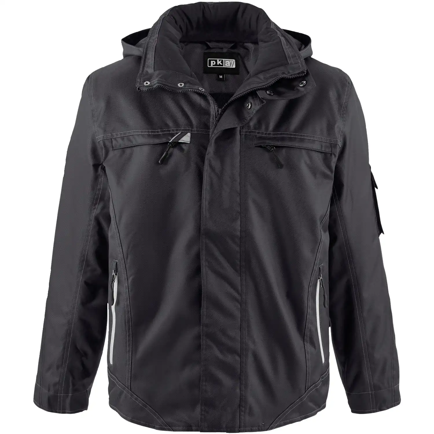 Winterjacke "PADDING" in schwarz, 3XL - Thumbnail 1
