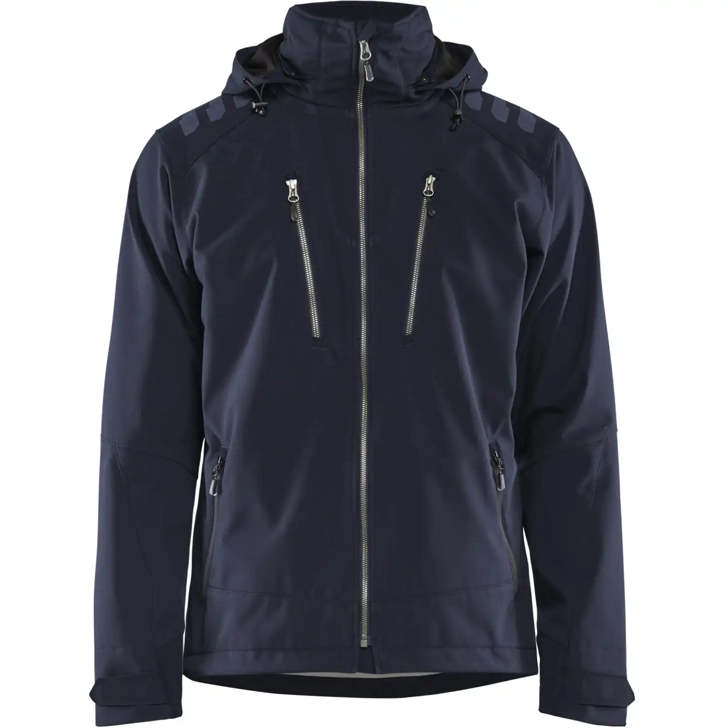 Softshelljacke "4749" in Dunkelmarine/Schwarz, XL - Bild 1