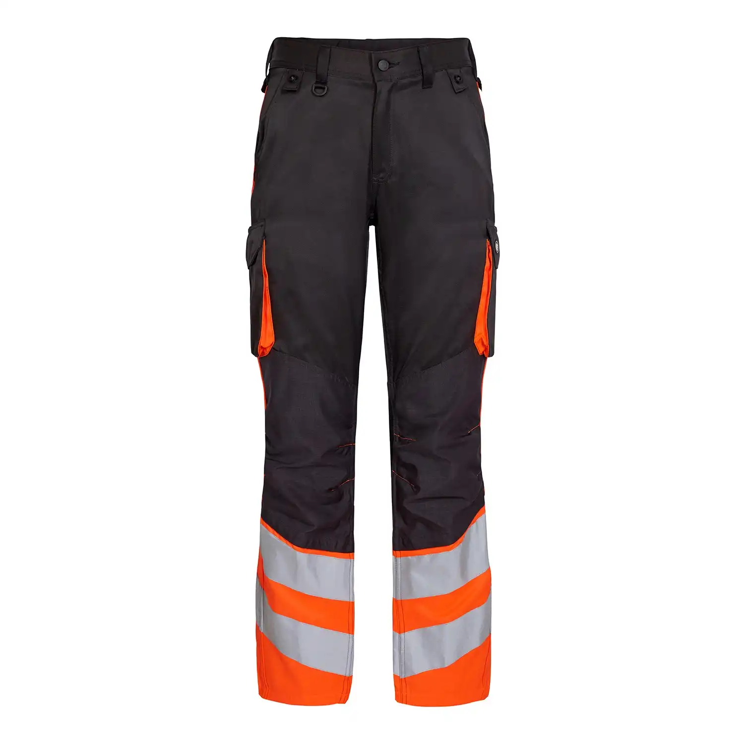 Warnschutz Bundhose "2547-319" Safety leicht Kl. 1 in grau/orange, 46 - Thumbnail 1