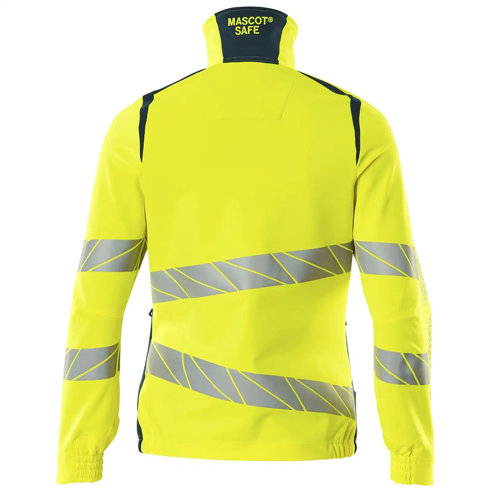 Damen Warnschutz Stretch Bundjacke "ACCELERATE SAFE" in gelb/dunkelpetroleum, XS - Thumbnail 2
