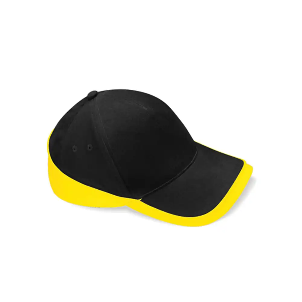 Basecap Teamwear Competition "CB171" in black/yellow - Thumbnail 1