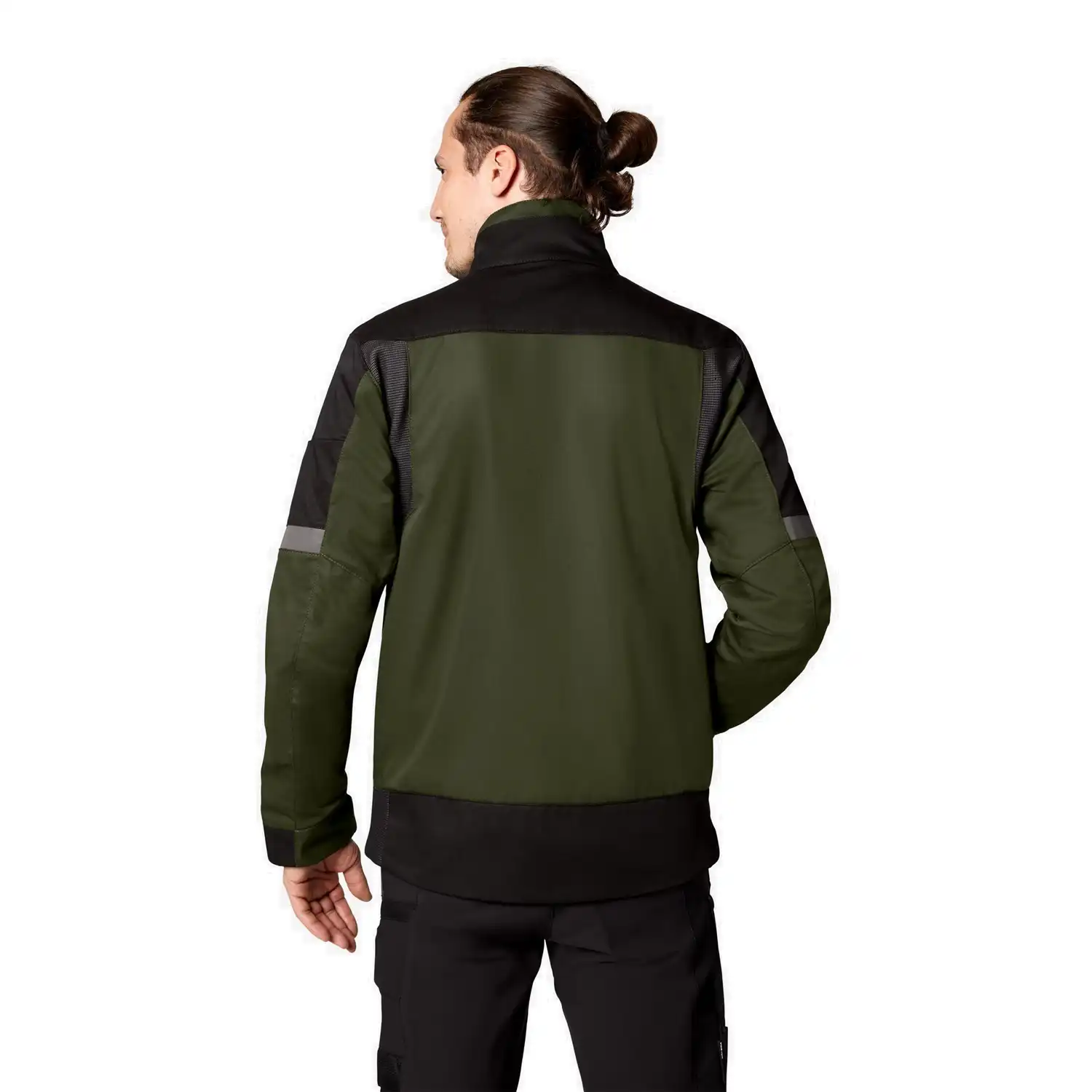 Arbeitsjacke "FRANK" in oliv/schwarz, L - Thumbnail 2