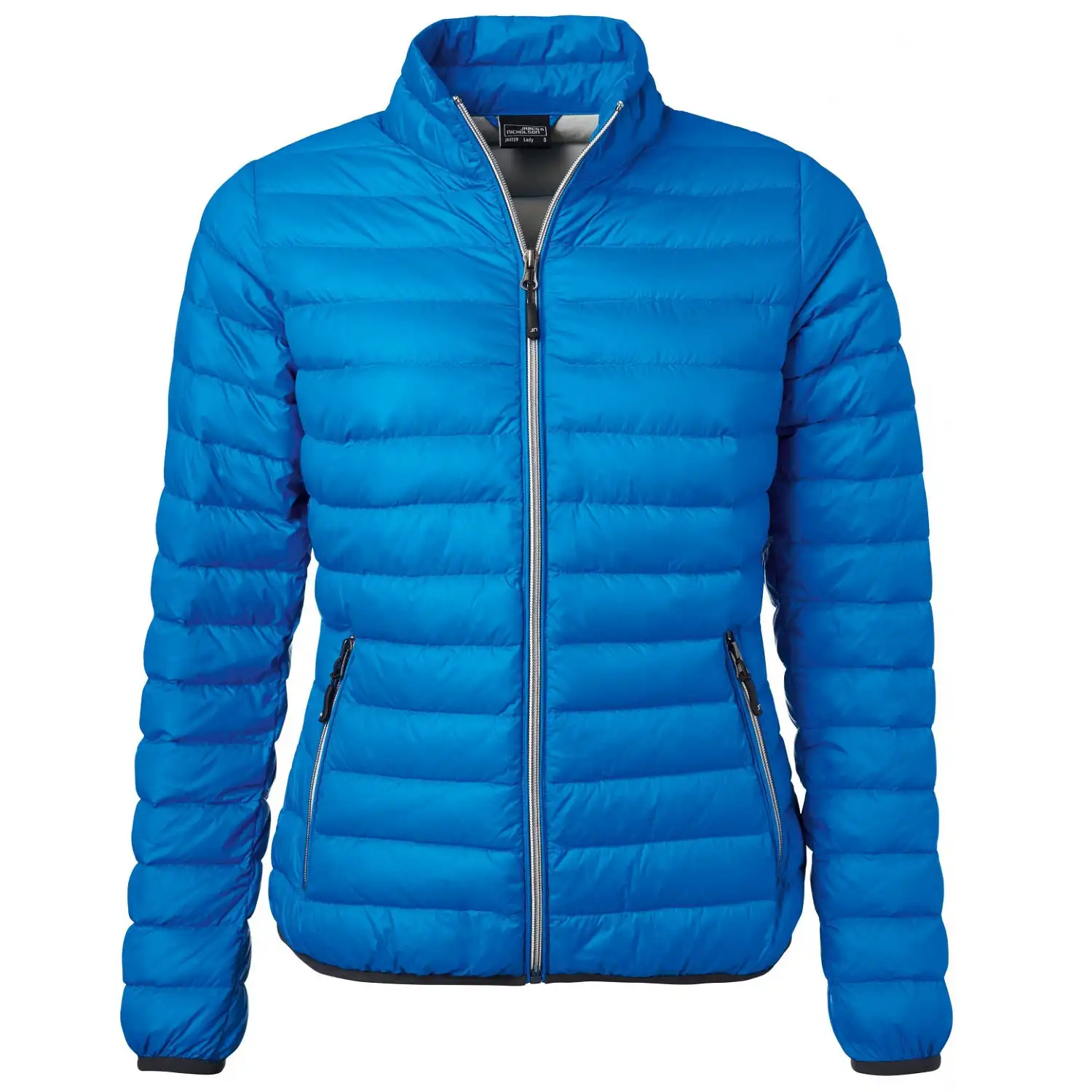 Damen Daunenjacke "JN1139" in cobalt/silver, L - Thumbnail 1