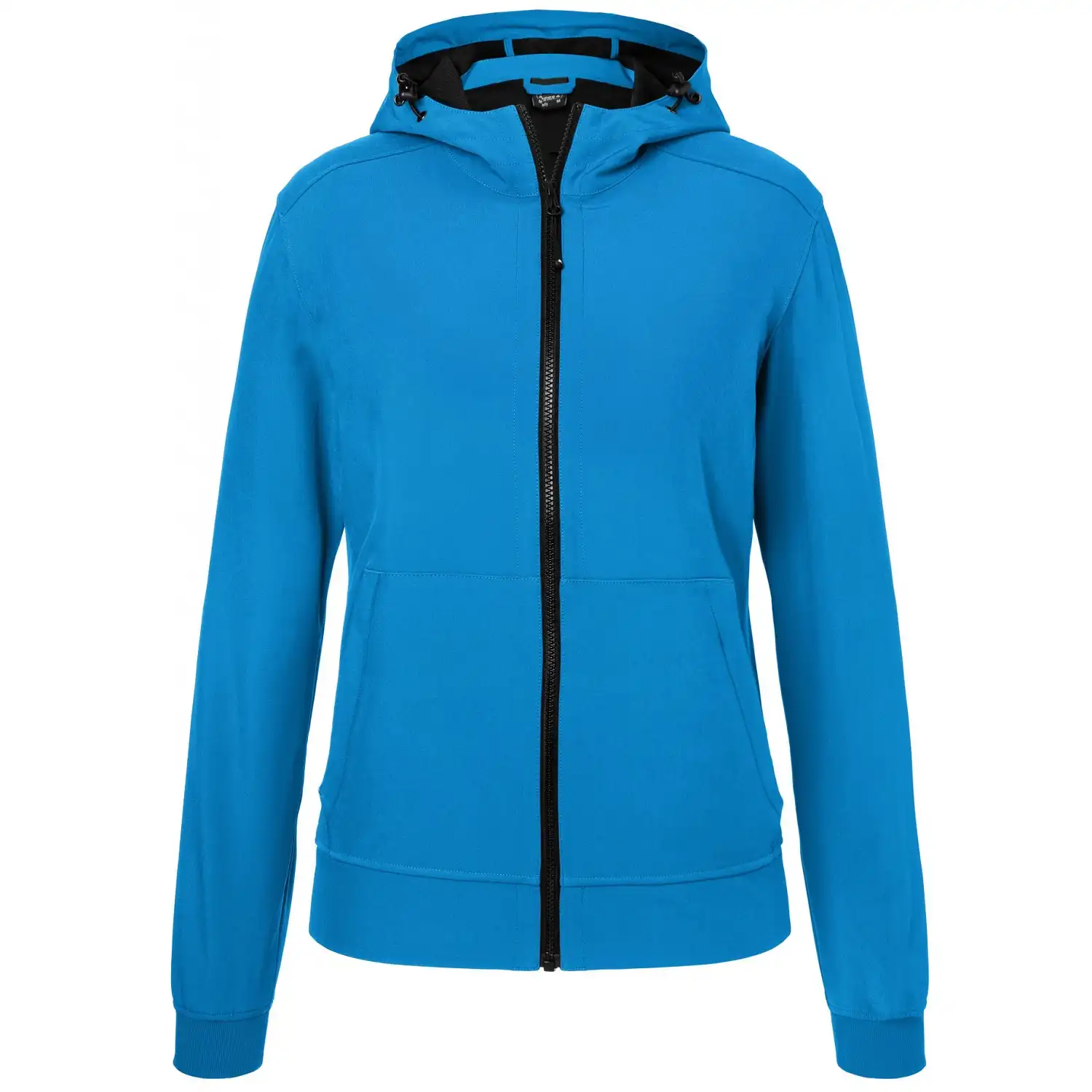 Damen Softshell Kapuzenjacke "JN1145" in blue/black, L - Bild 1
