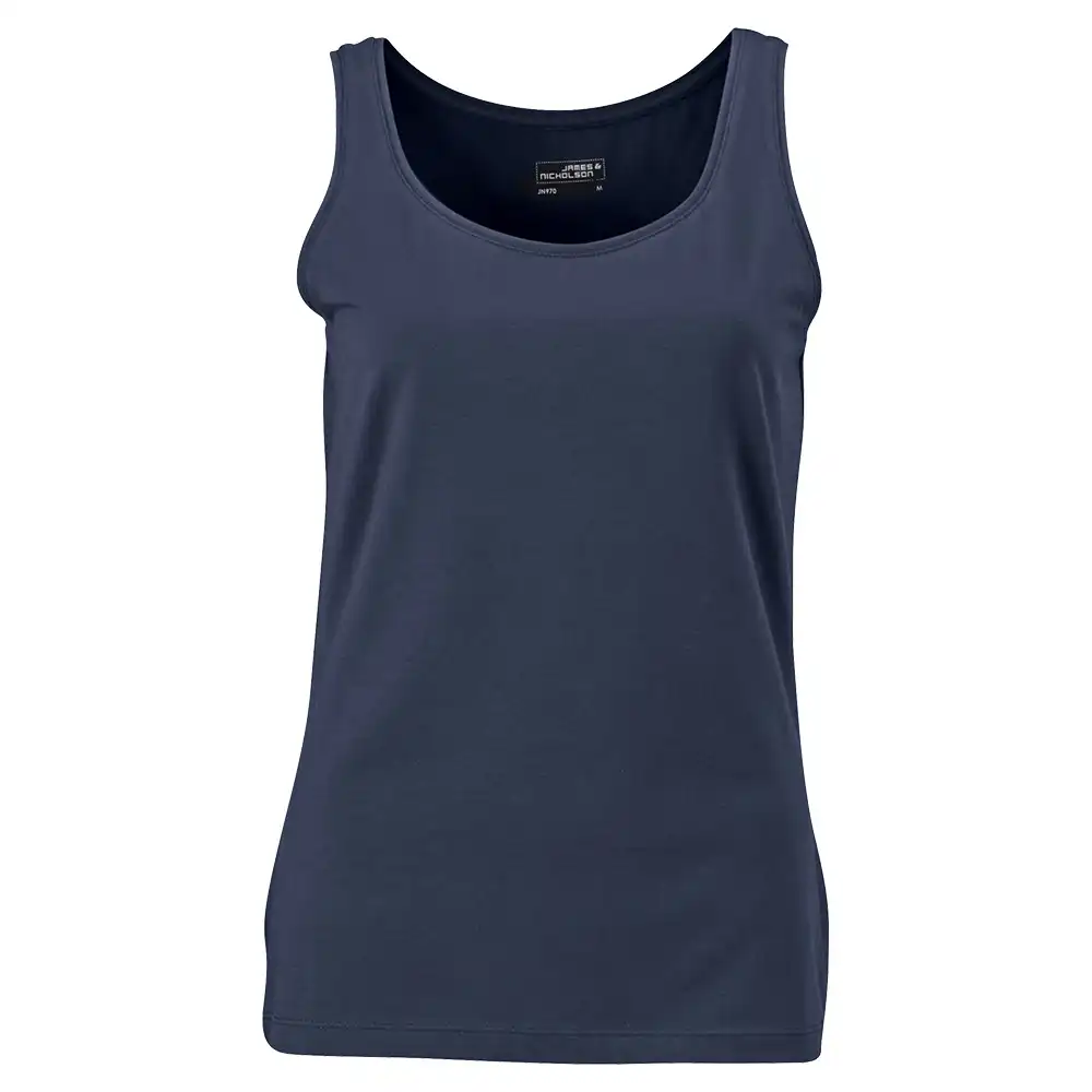 Damen Elastic Tank-Top "JN970" in navy, L - Bild 1