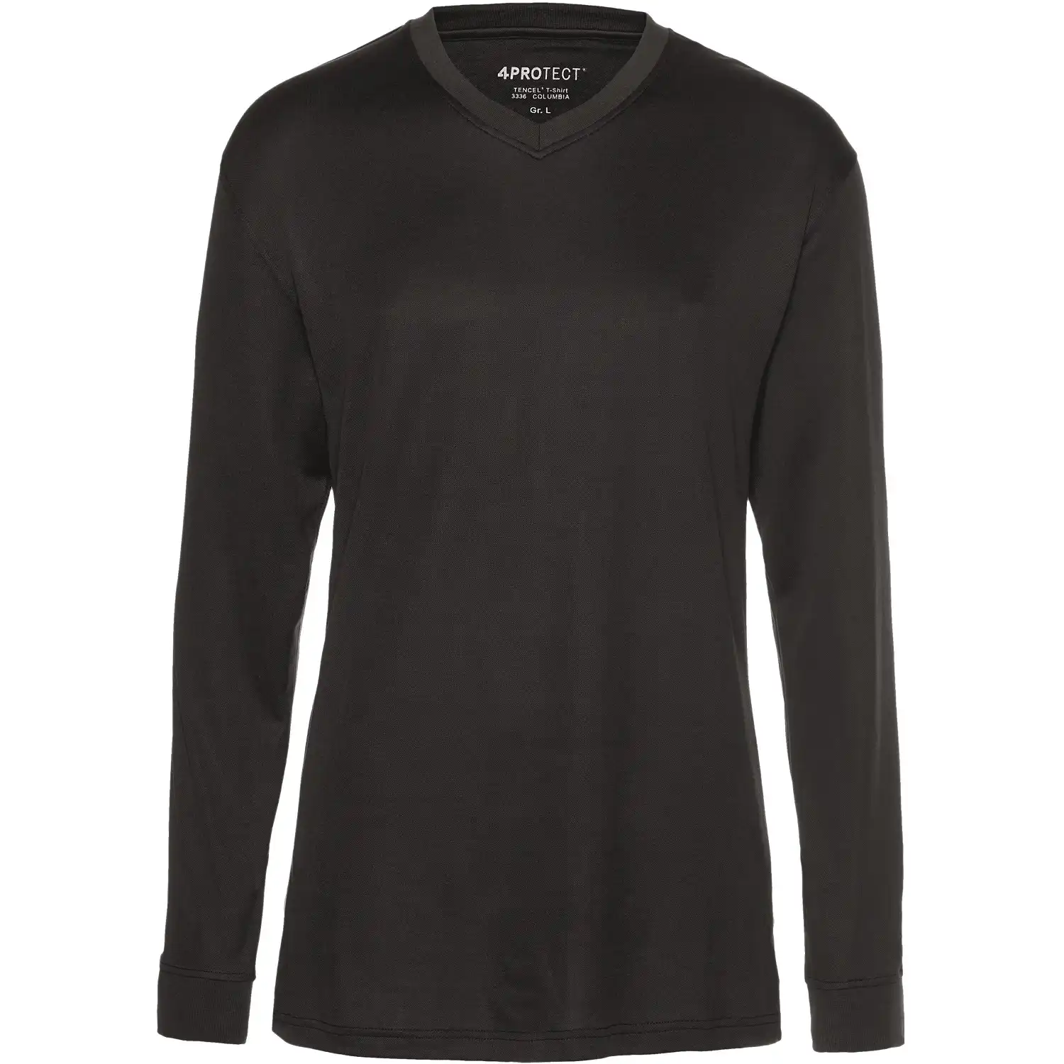 Langarmshirt mit UV-Schutz "AUSTIN" in schwarz, XL - Bild 1
