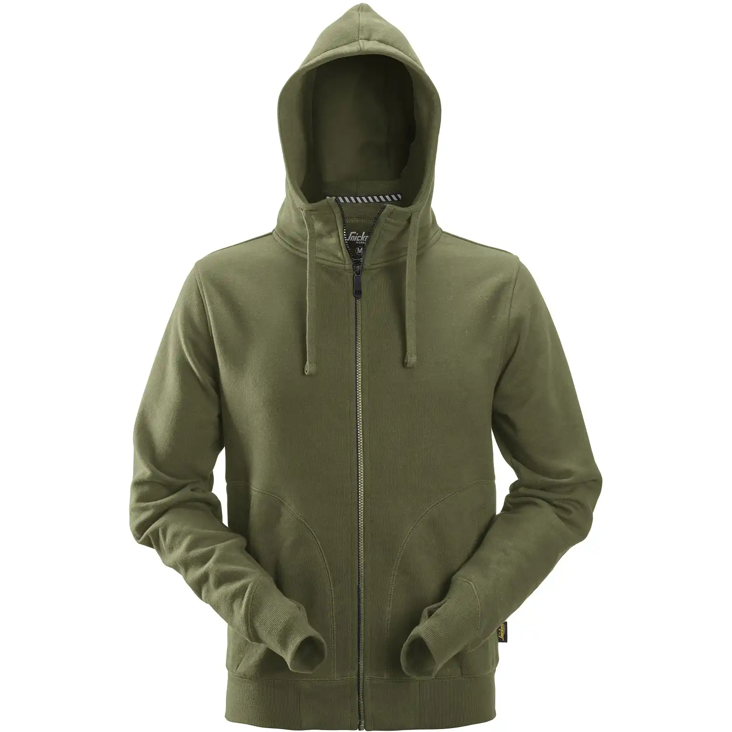 Kapuzen-Sweatjacke "2890" AllroundWork in khakigrün, XS - Thumbnail 1