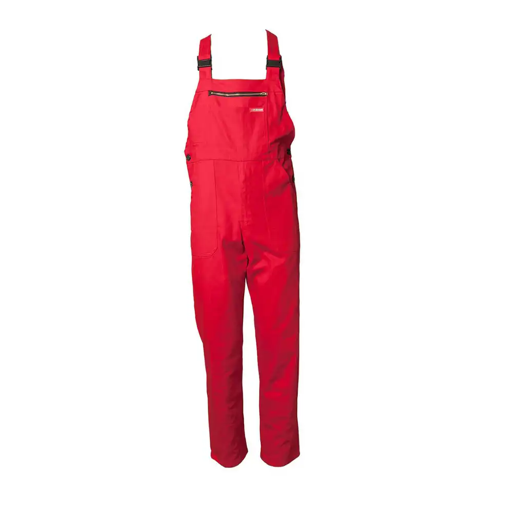 Latzhose "BW 290" 100% Baumwolle - 290g/m² in mittelrot, 60 - Bild 1