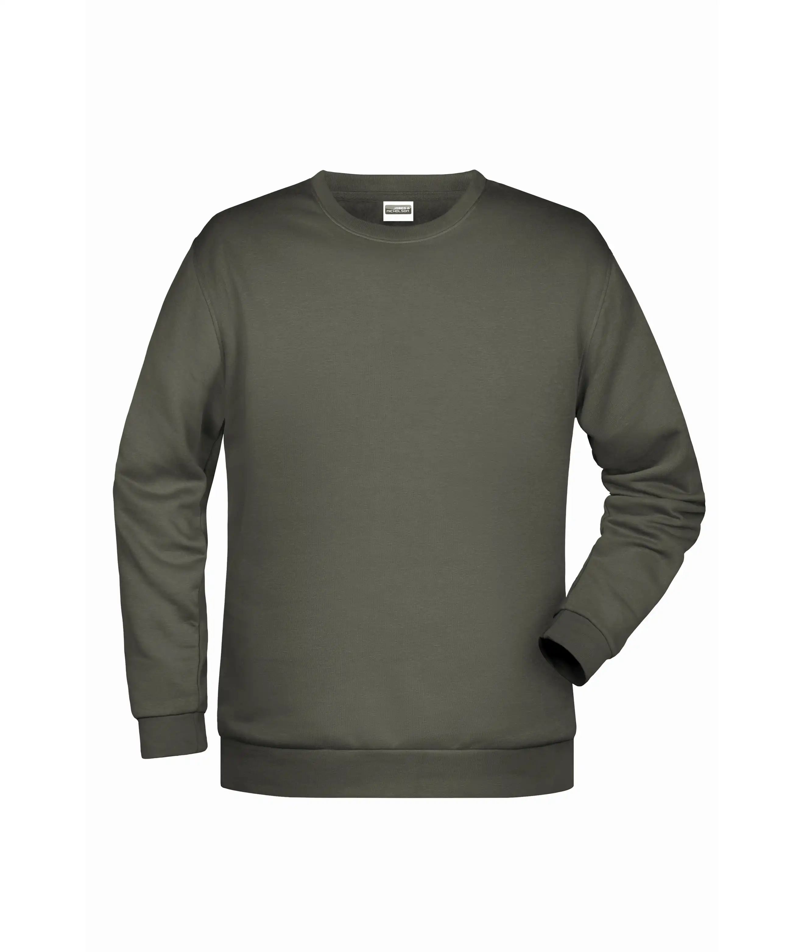 Herren Basic Sweatshirt Men in dark-grey, XL - Thumbnail 1