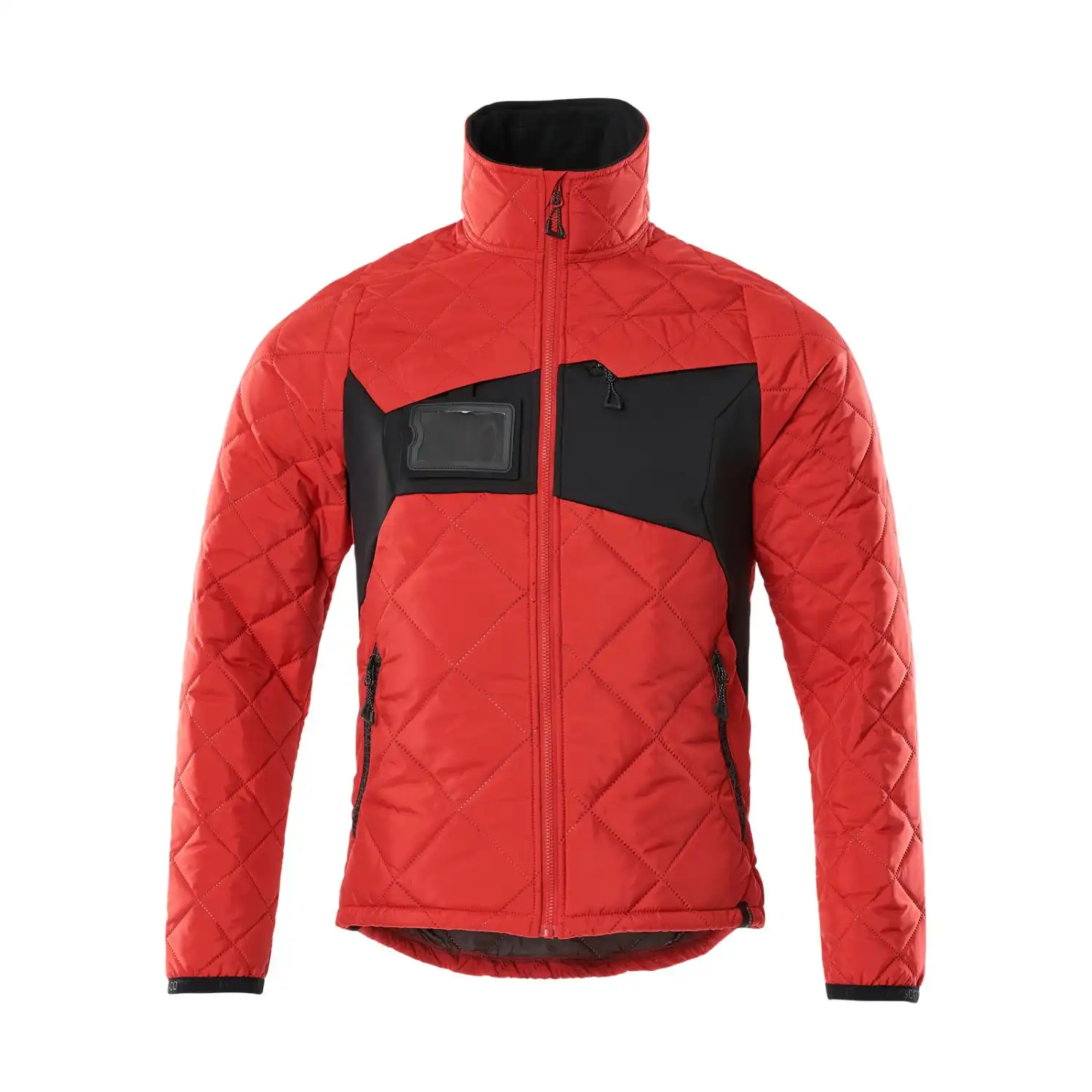 Steppjacke mit CLIMASCOT® "ACCELERATE" in verkehrsrot/schwarz, L - Thumbnail 1