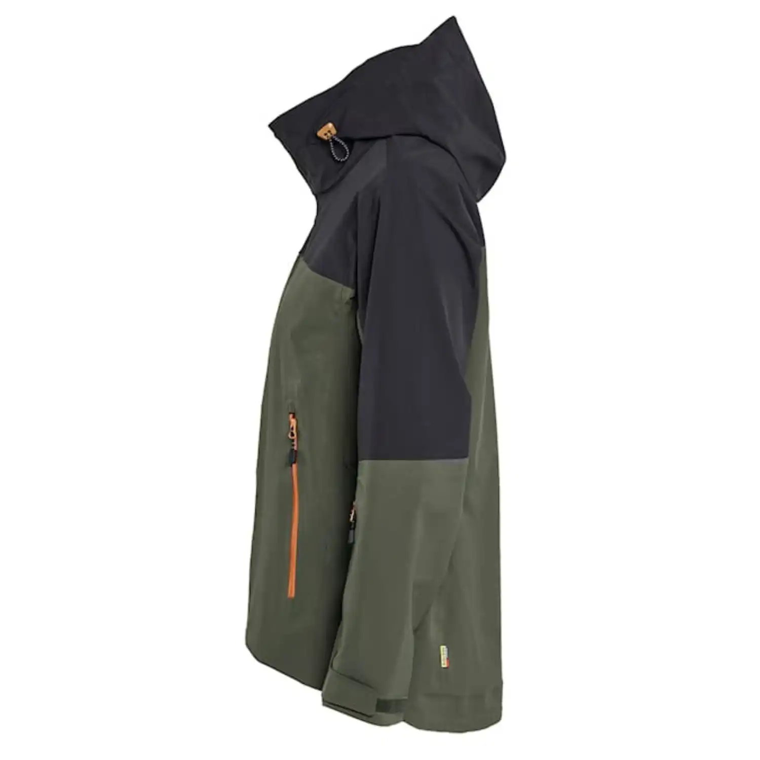 Damen Shelljacke "STRIKER" in XS, waldgrün/rost - Thumbnail 2