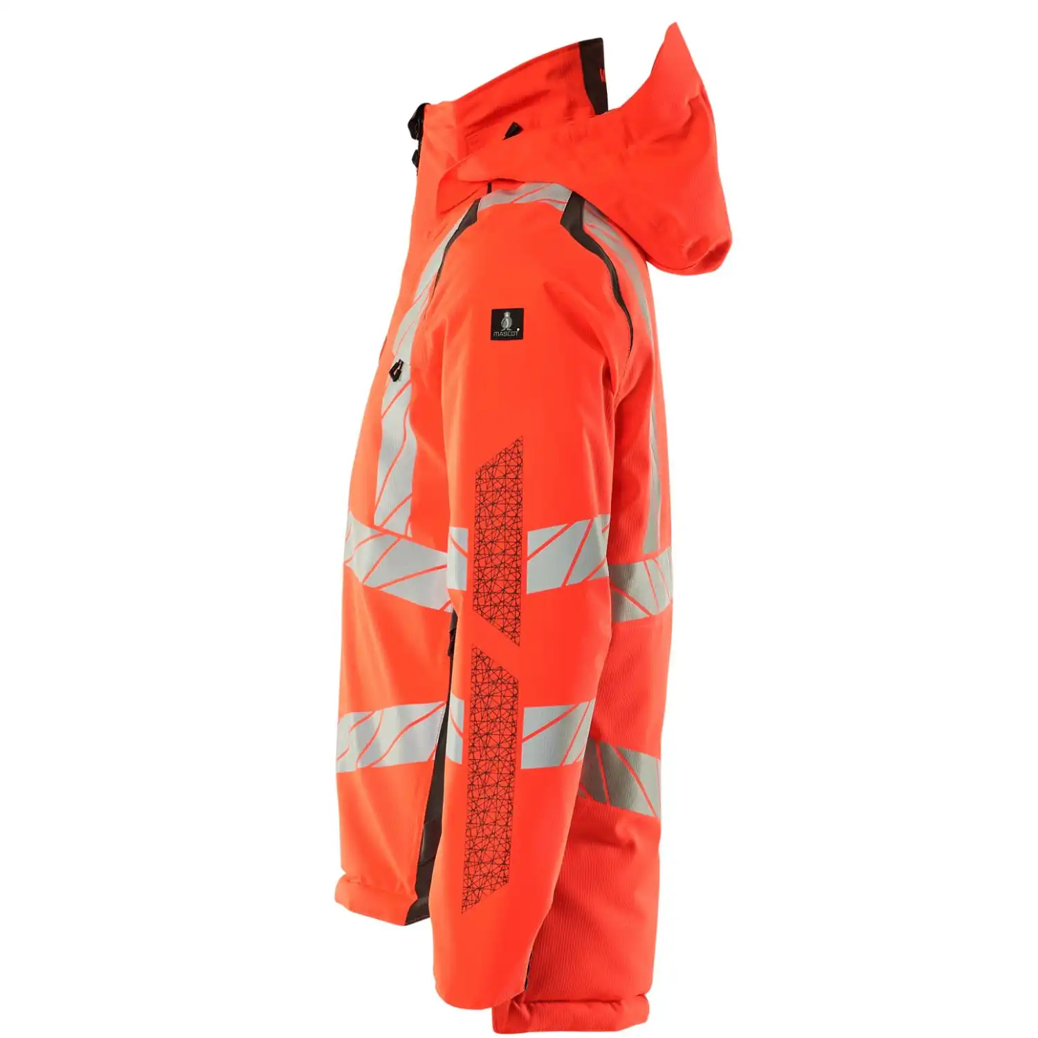 Warnschutz Winterjacke "ACCELERATE SAFE" in rot/dunkelanthrazit, XL - Thumbnail 3