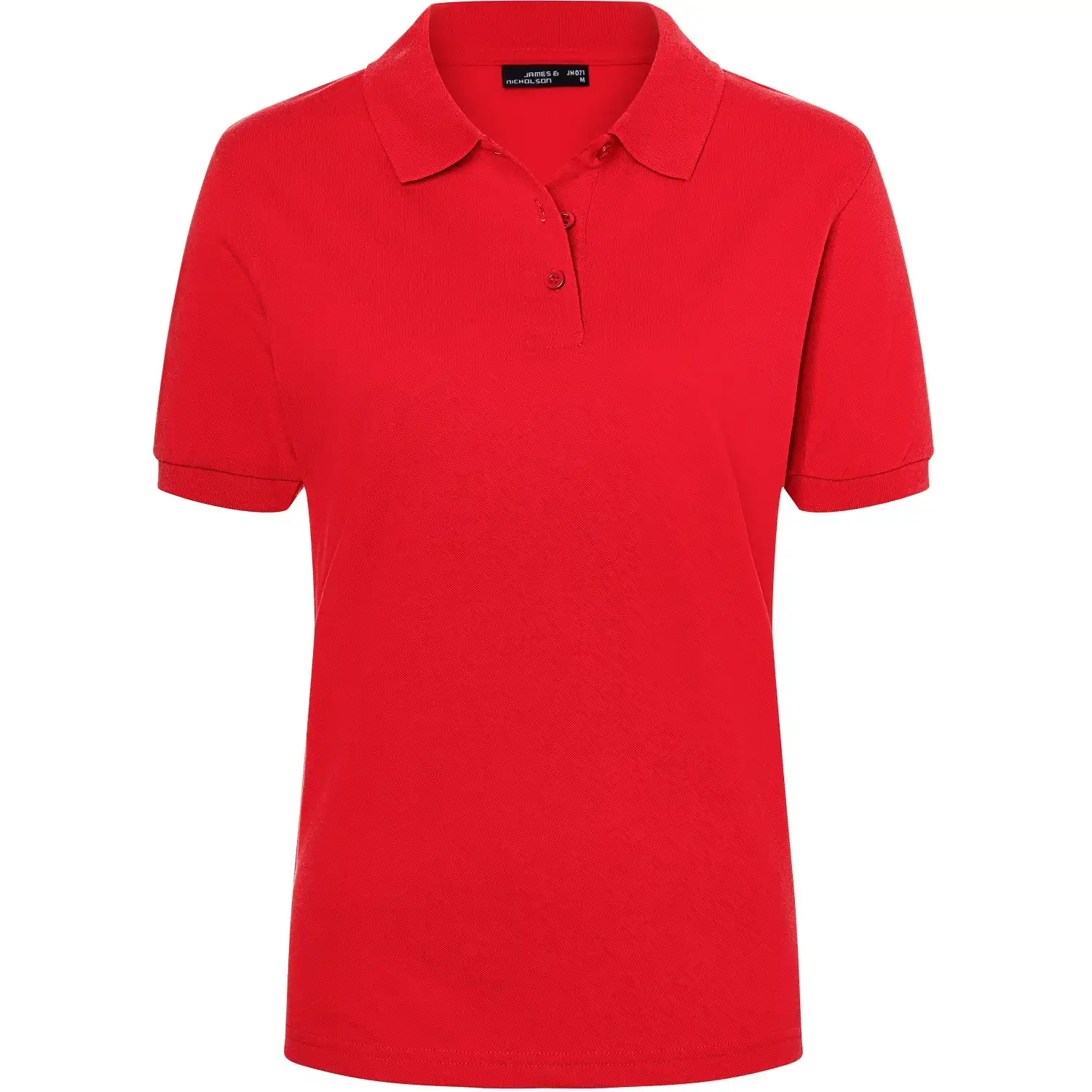 Damen Polo-Shirt Classic "JN071" in signal-red, M - Bild 1