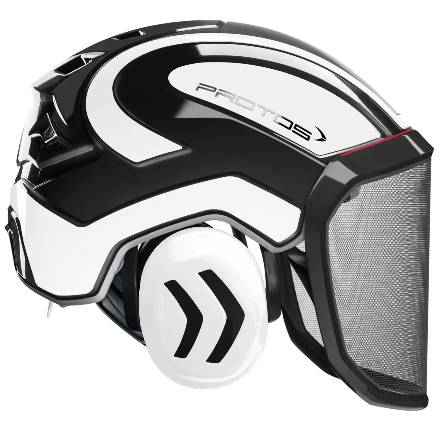 Forsthelm "INTEGRAL FOREST" fein F39 in schwarz/weißreflex - Bild 1