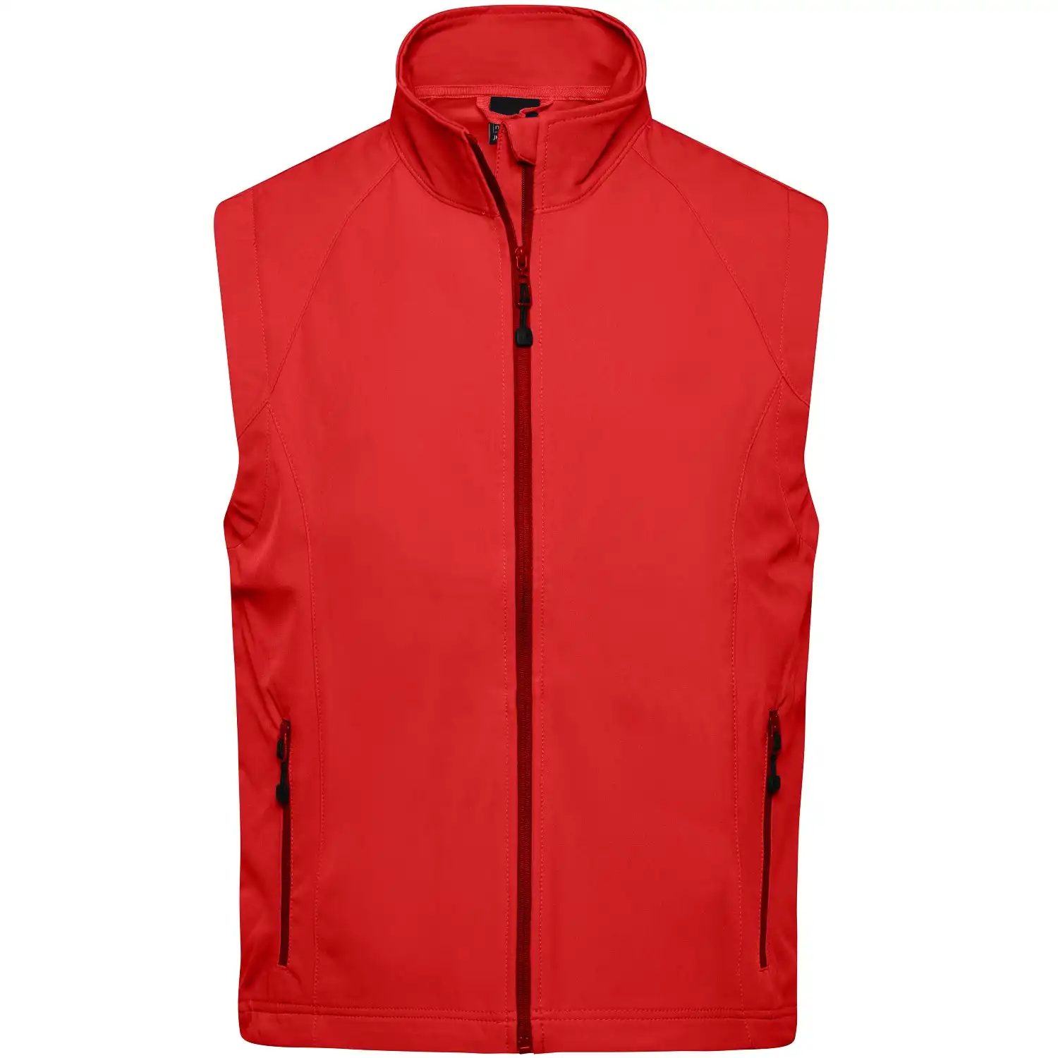 Softshellweste "JN1022" in red, 3XL - Thumbnail 1