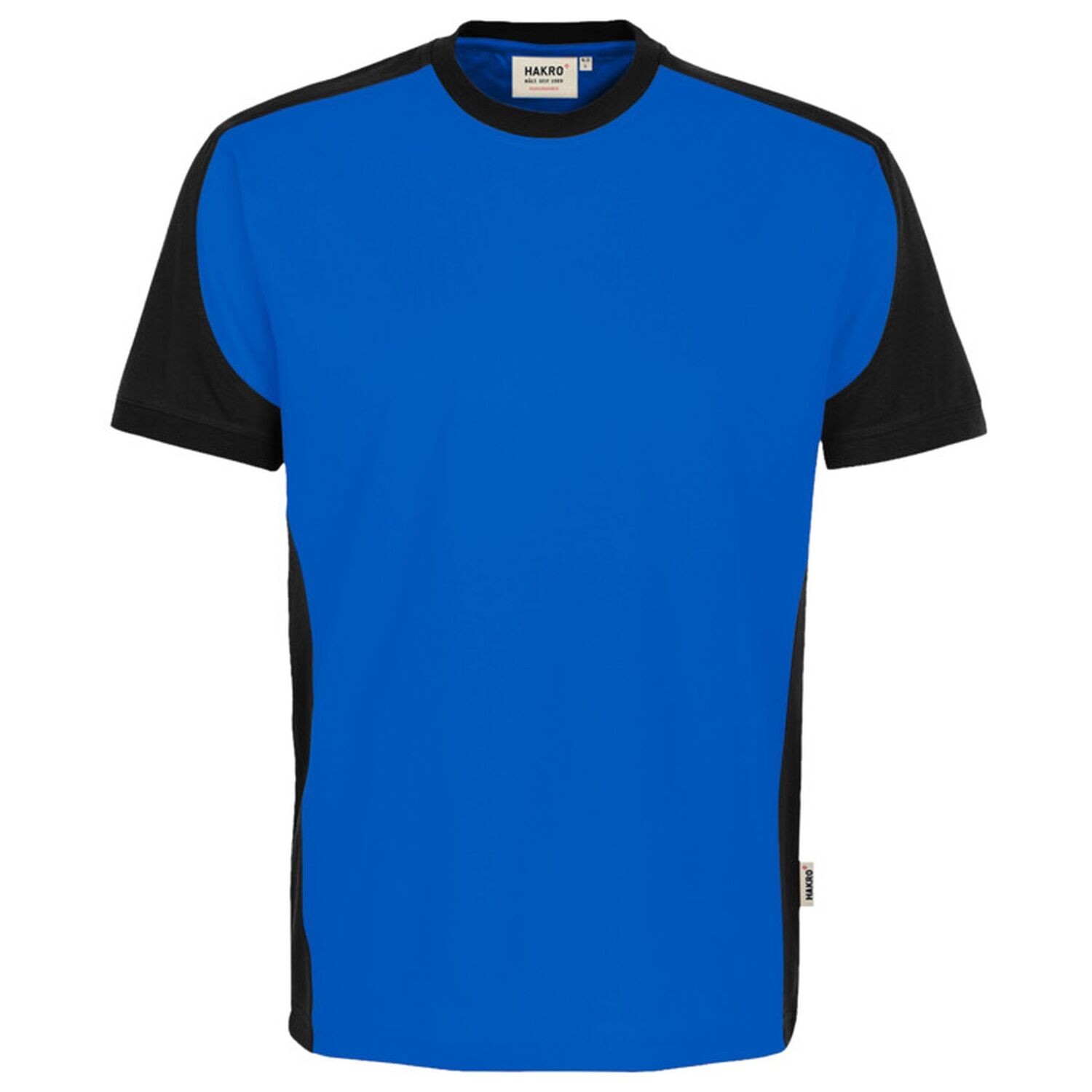 T-Shirt "CONTRAST" MIKRALINAR® ECO in royal, L - Thumbnail 1