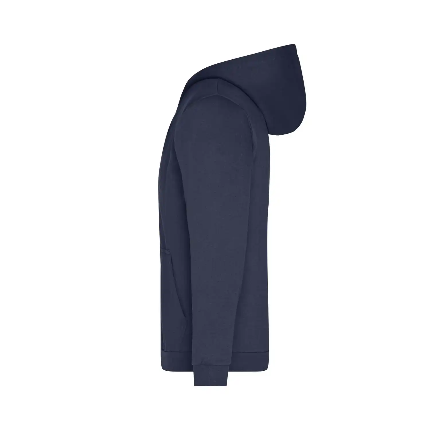 Men's Promo Zip Hoody in navy, L - Thumbnail 2