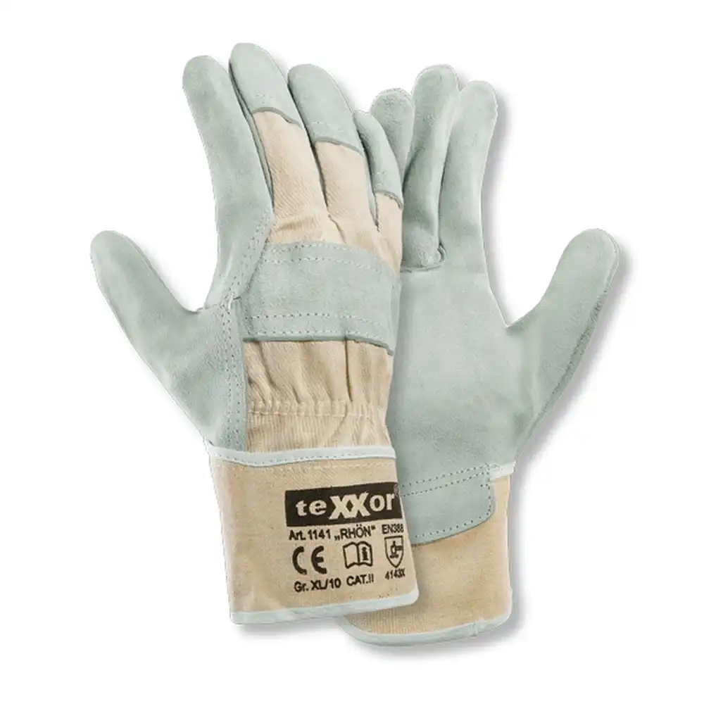 Super Rindkernspaltleder-Arbeitshandschuhe "RHÖN"  in 10 (XL) - Thumbnail 1