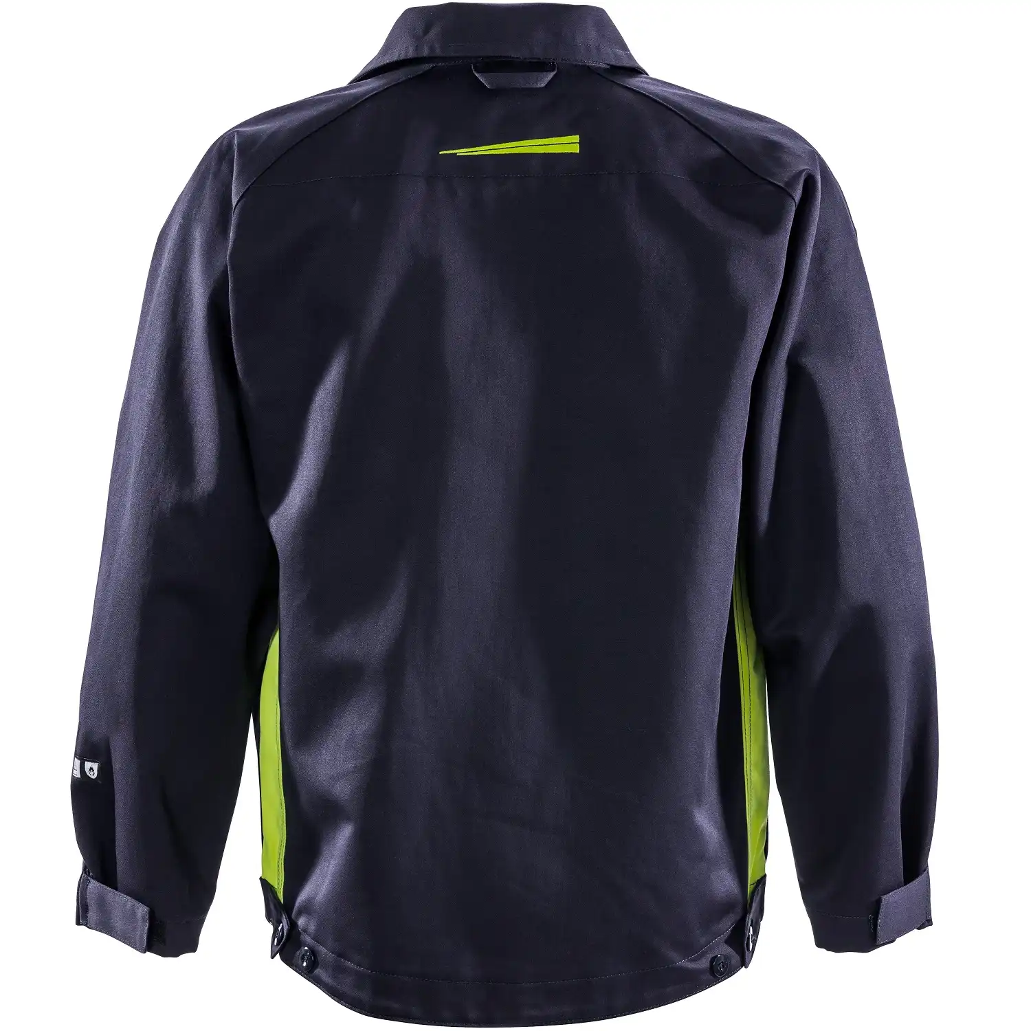 Flammschutz Bundjacke "4030 FLAM" Flame marine/gelb in L - Thumbnail 2