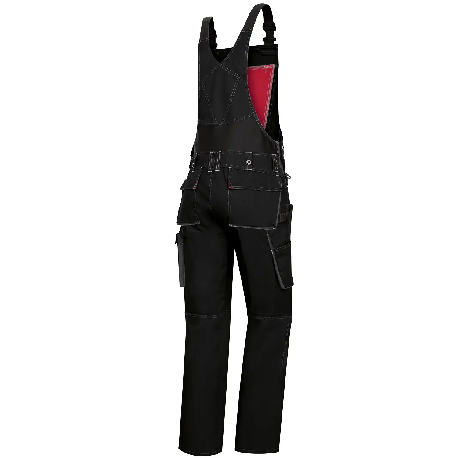 Latzhose "1802-720" Comfort Plus in schwarz, 42 - Thumbnail 2