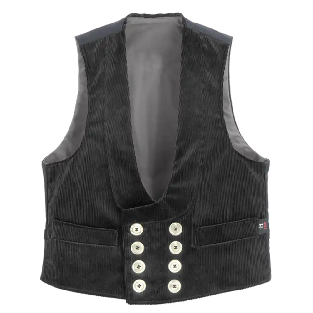 Zunftweste Genuacord "HAGEN" in schwarz, 56 - Thumbnail 1