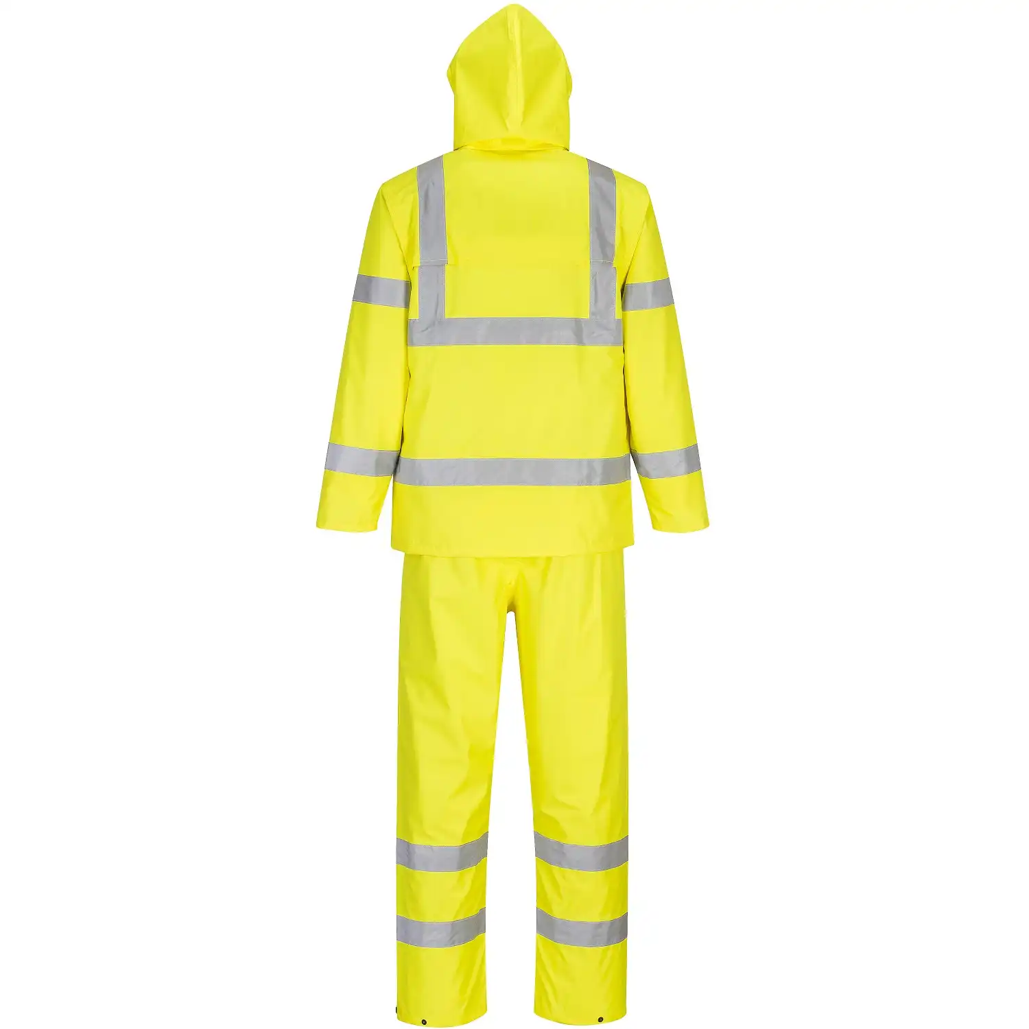 Warnschutz Regen-Set "H448" Essentials in gelb, L - Thumbnail 2