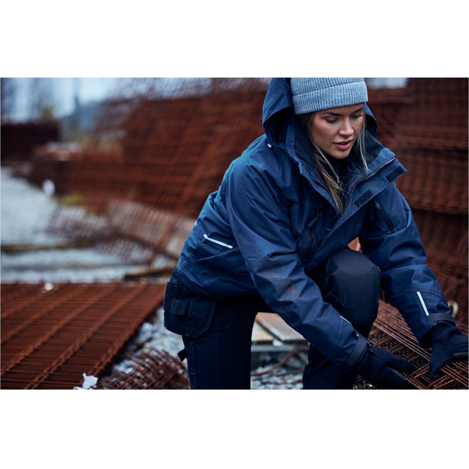 Winterjacke "4410 GTT" 2.0 Alnaryd in grau/schwarz, XS - Thumbnail 6