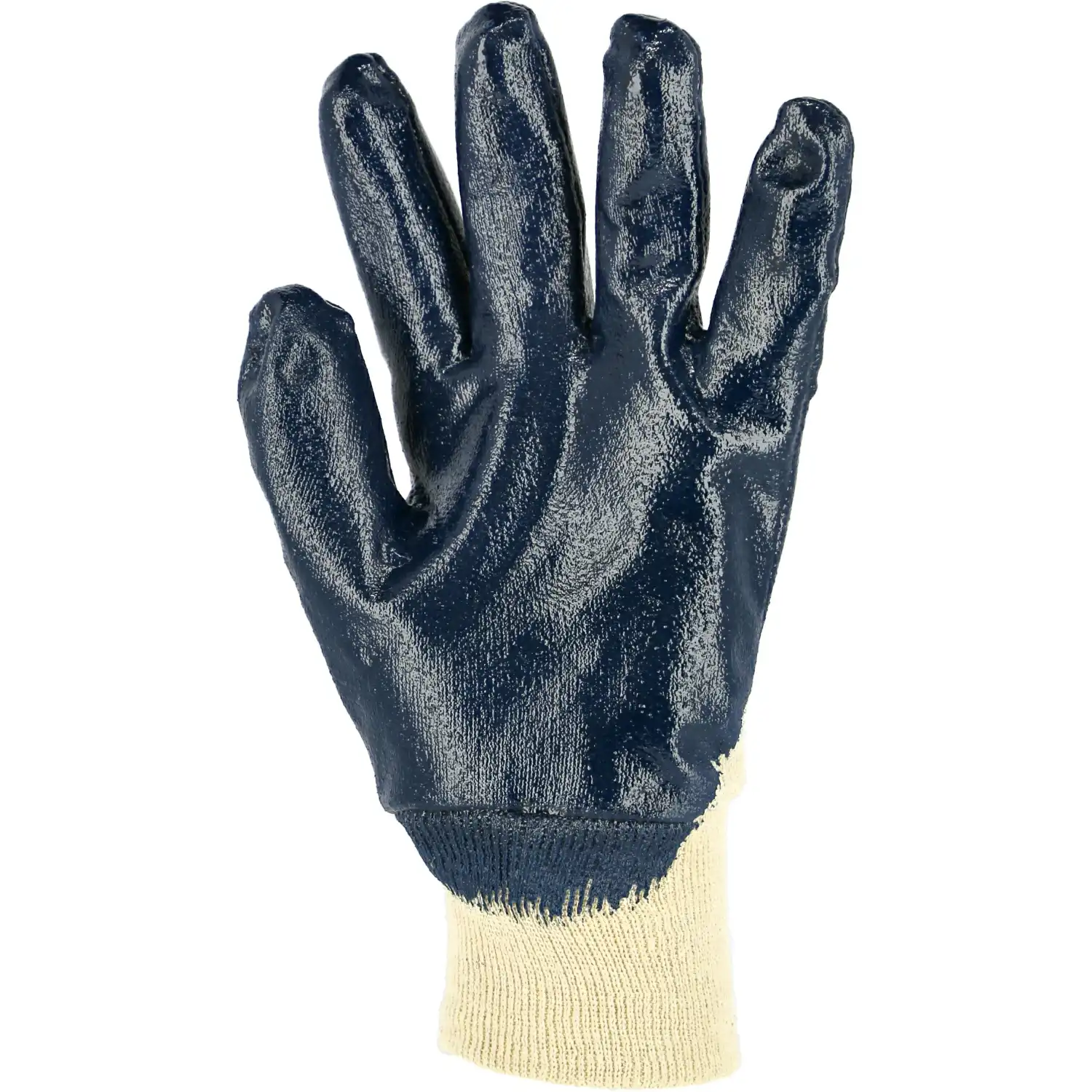 Nitril Baumwoll Arbeitshandschuhe "3410" blau in 10 (XL) - Thumbnail 2