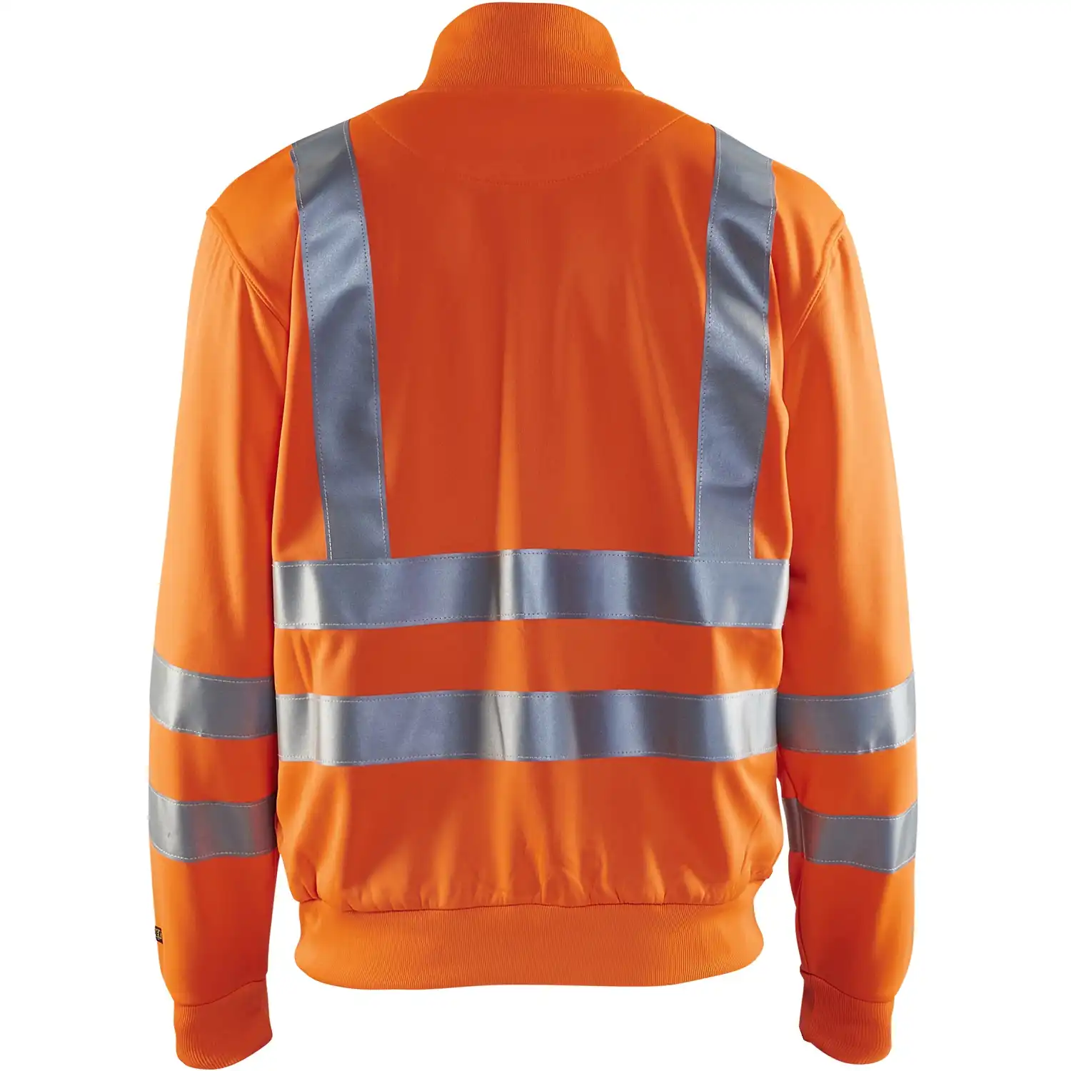 Warnschutz Sweatjacke "3358" in Orange, XL - Thumbnail 3