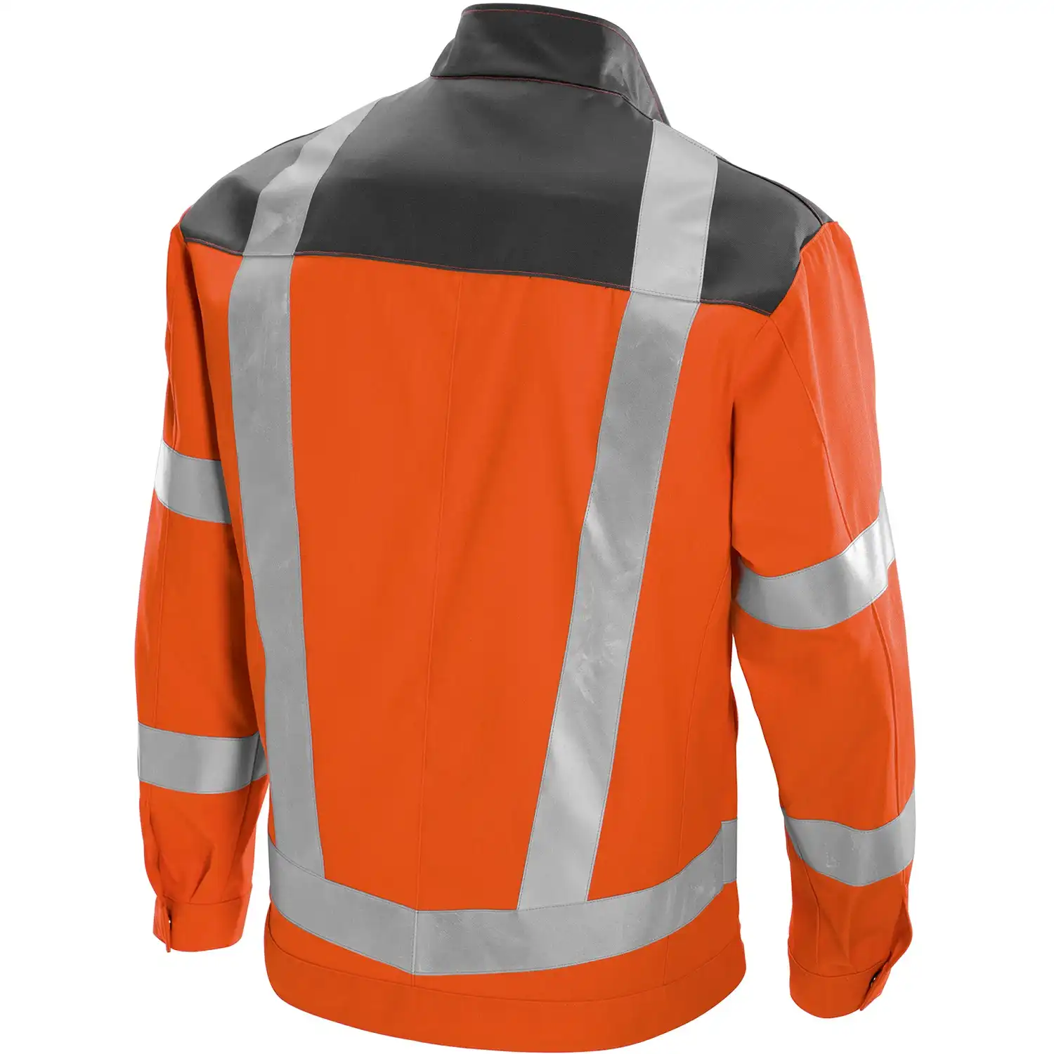 Warnschutz Bundjacke "2012-845" Hi-Vis Comfort in warnorange/dunkelgrau, 52/54 - Thumbnail 2