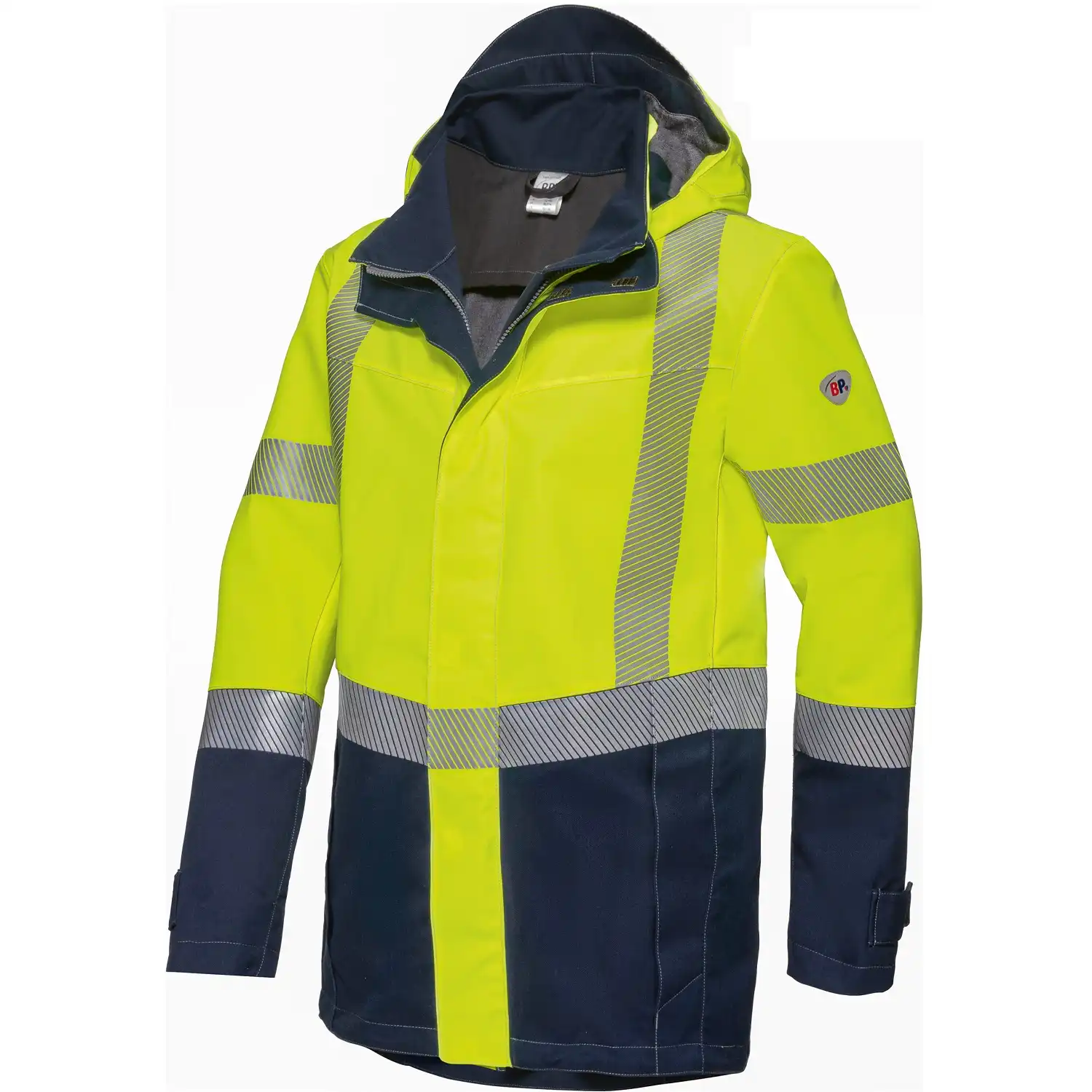 Multinorm Regenjacke "2223-891" Multi Protect Plus gelb/nachtblau in L - Thumbnail 1