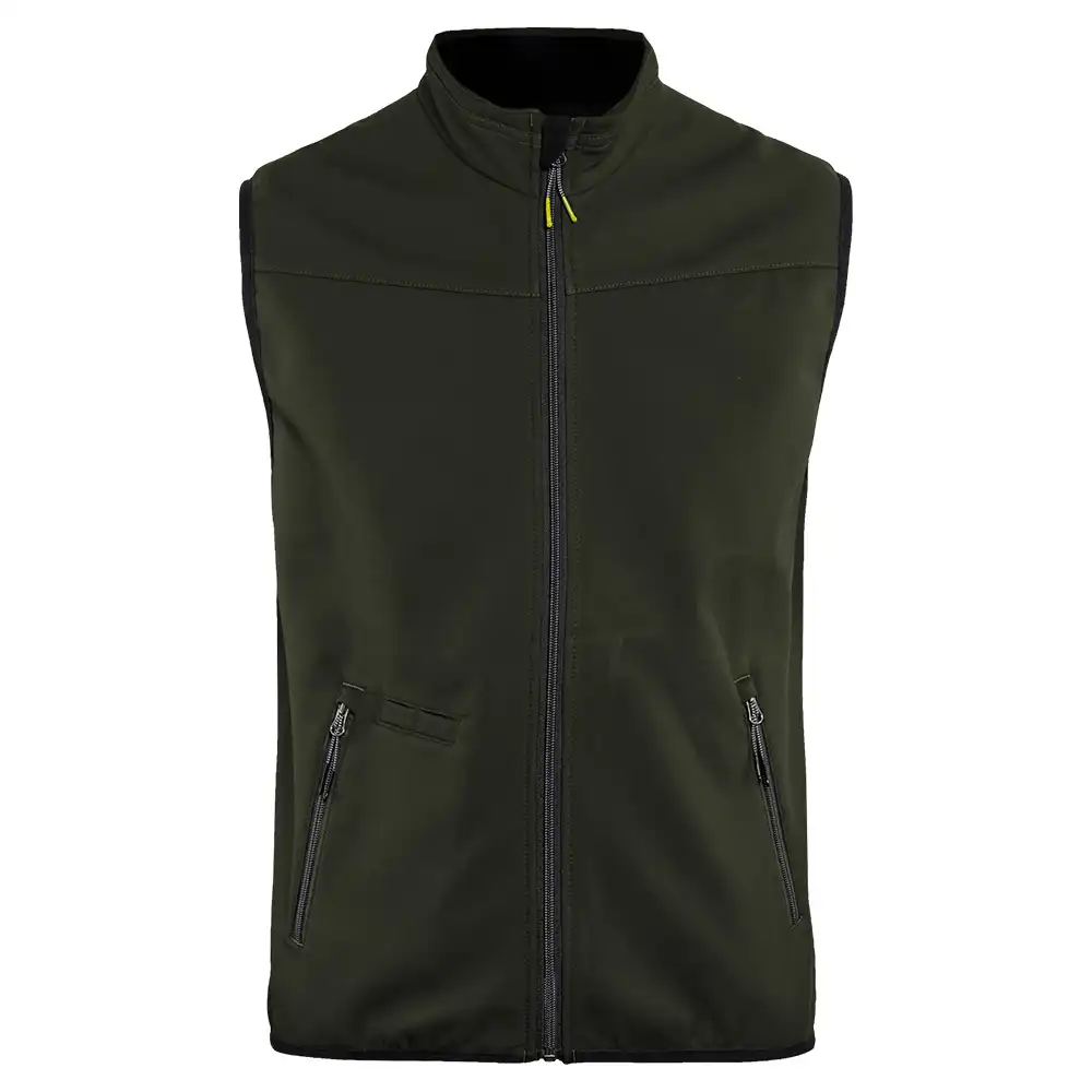 Softshell-Weste "3850" in oliv/schwarz, 3XL - Thumbnail 1