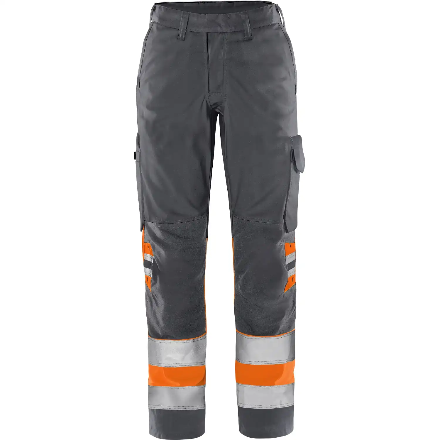 Damen Warnschutz Bundhose Kl. 1 "2652 GPLU" Green Trofta in orange/grau, R34 - Thumbnail 1