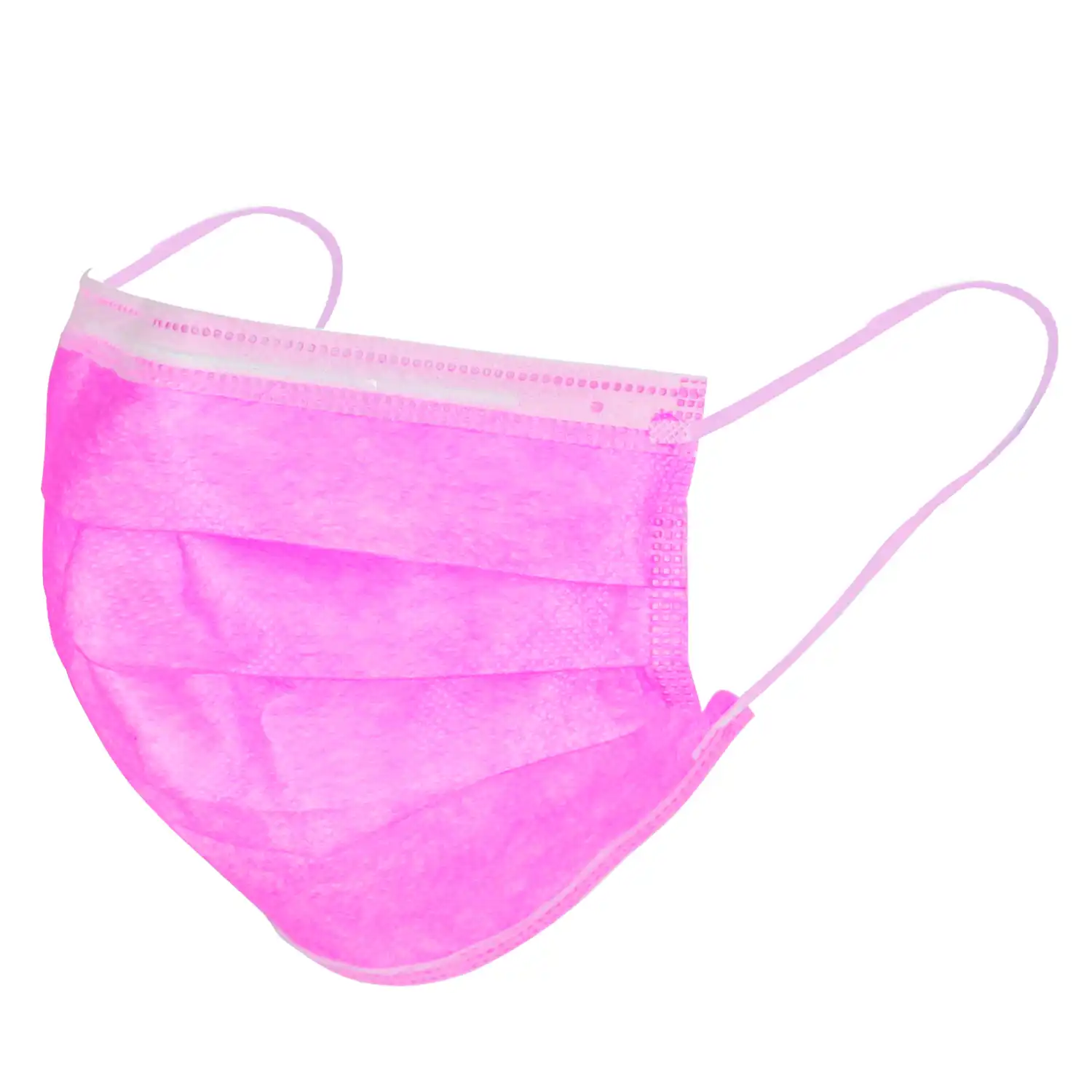 OP-Mundschutz "PROTECT" EN 14683 Typ II R magenta | 50 Stk. pro Box - Thumbnail 1