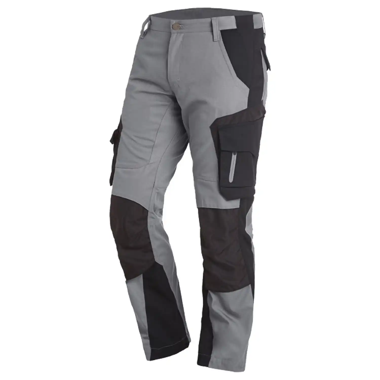 Arbeitshose  FLORIAN in grau/schwarz, 50 - Thumbnail 1