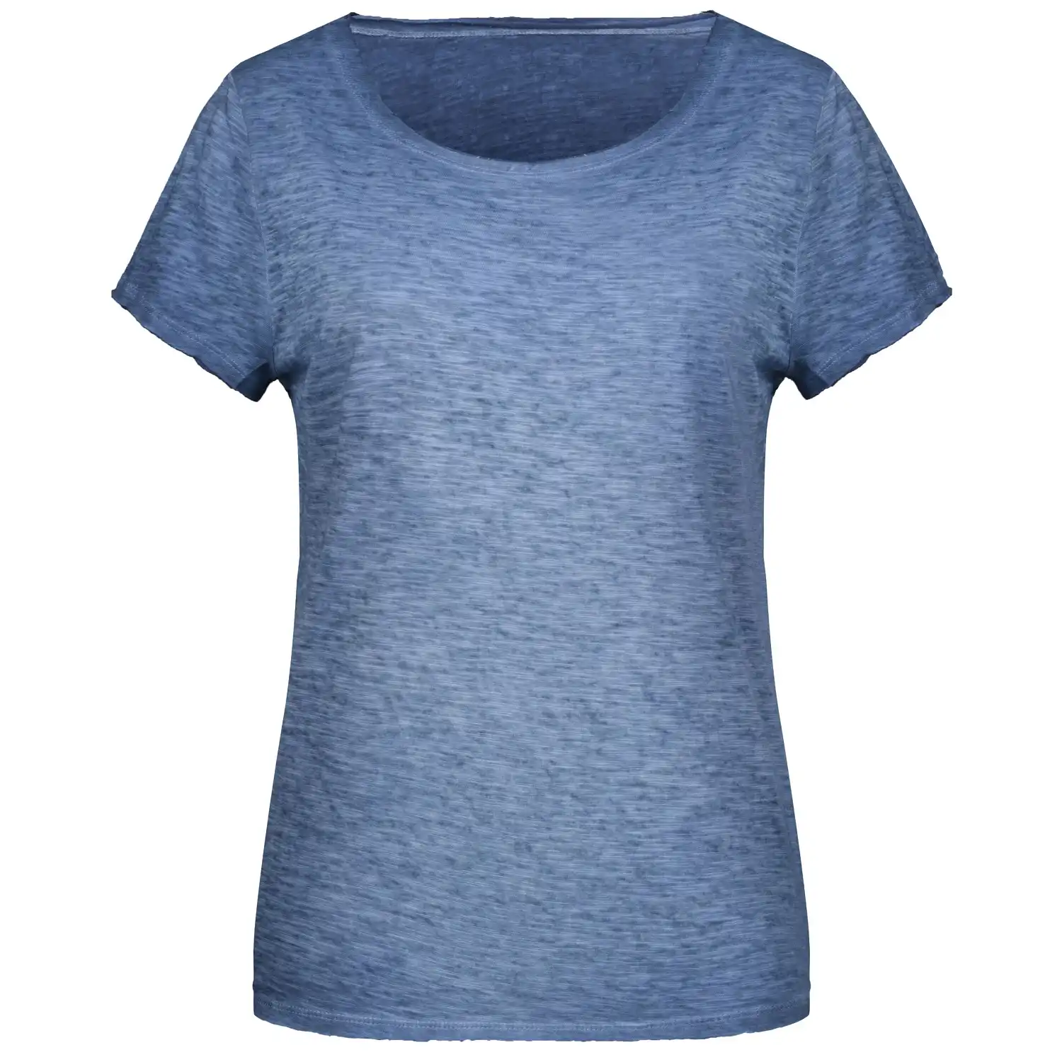 Damen Slub T-Shirt "8015" in denim, L - Bild 1