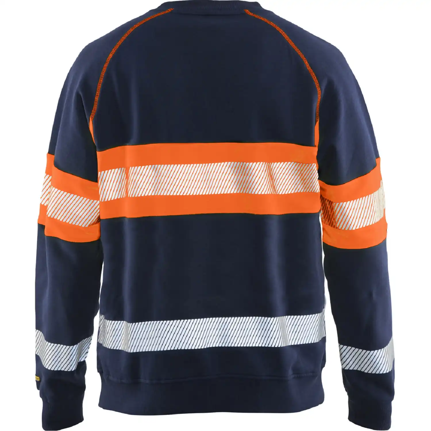 Warnschutz Pullover "3359" in marine/orange, L - Thumbnail 2