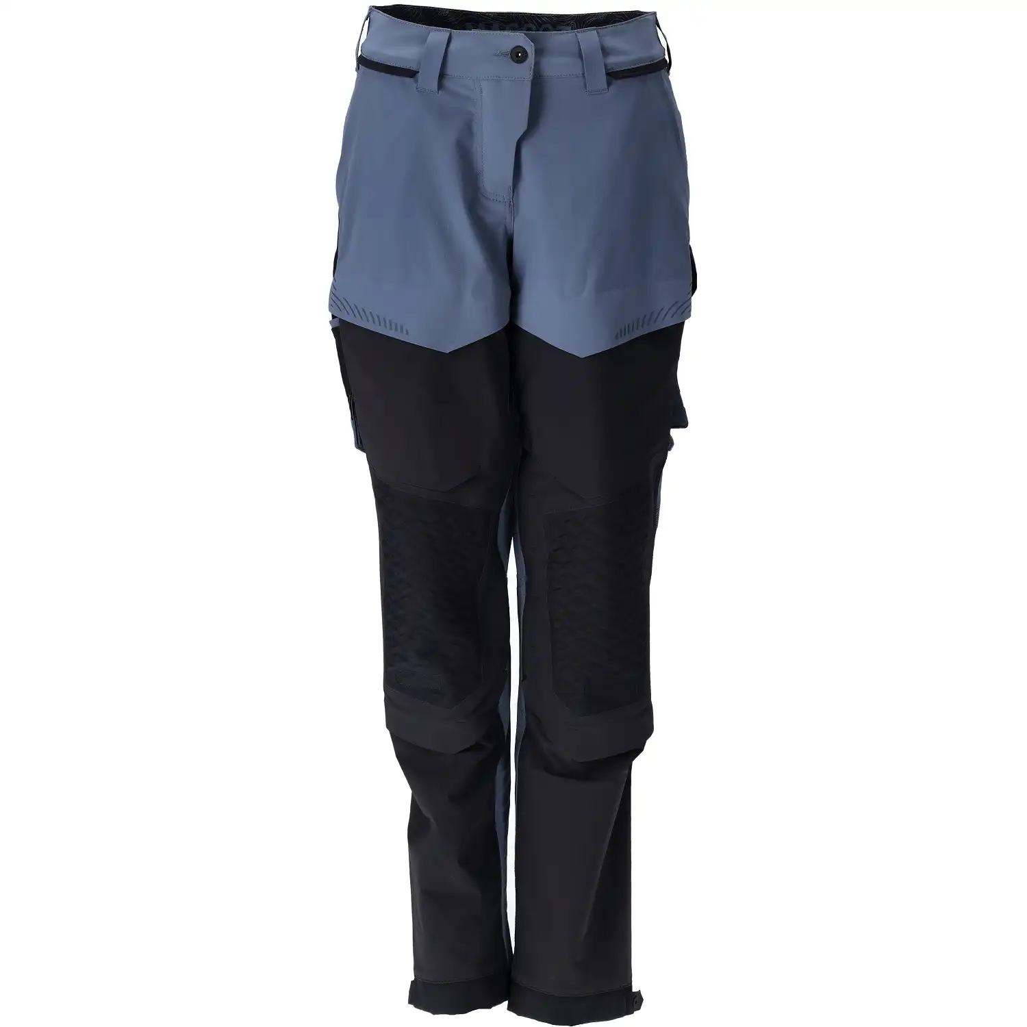 Damen Bundhose "22278-605" Customized in steinblau/schwarzblau, 76C42 - Thumbnail 1