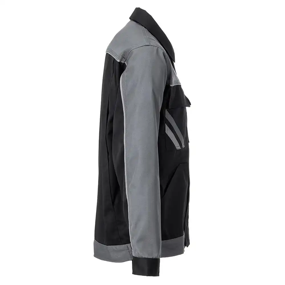 Bundjacke "HIGHLINE" 285g/m² Canvas-Besatz in schwarz/schiefer/zink, 54 - Thumbnail 4