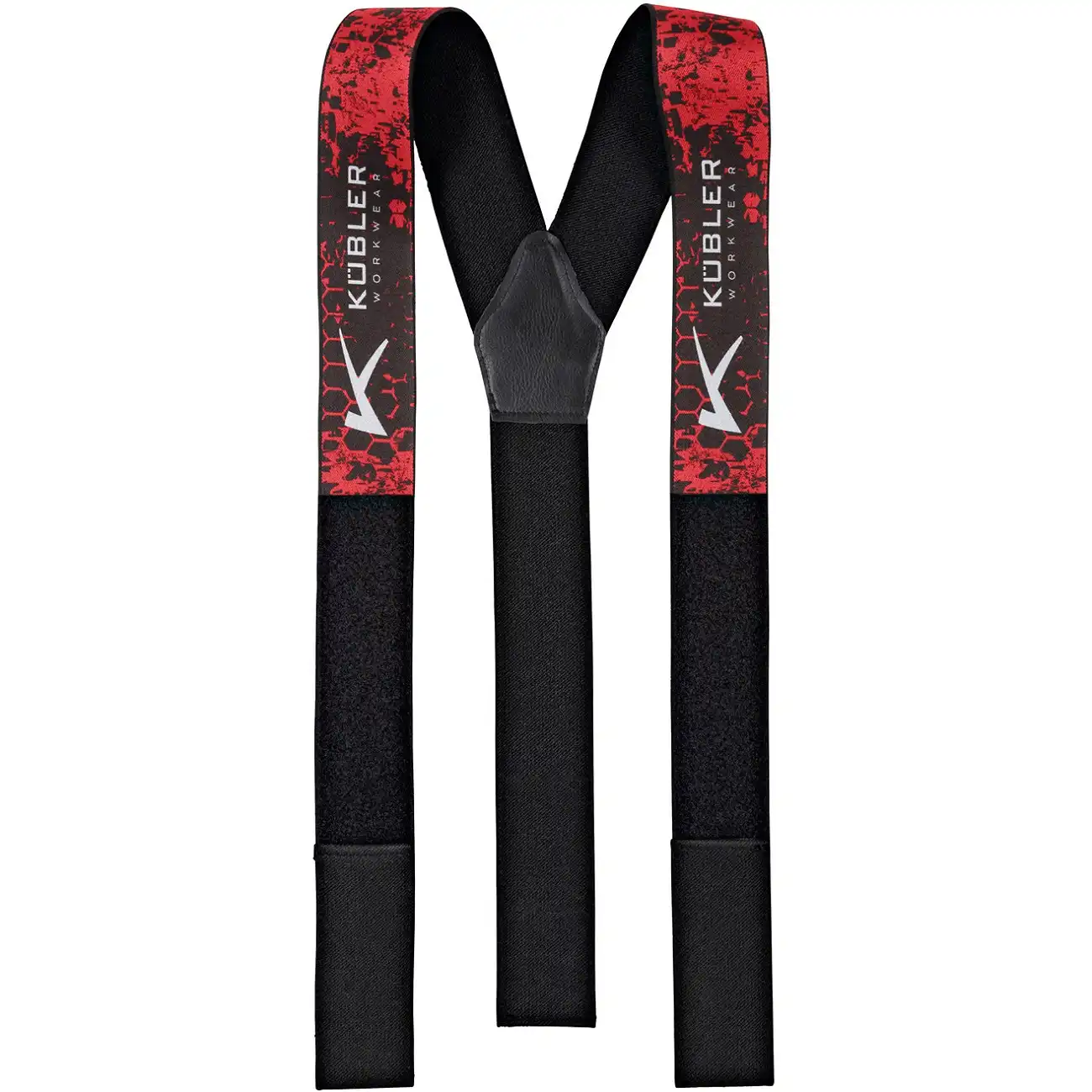 Hosenträger "FOREST" in rot/schwarz, M - Thumbnail 1