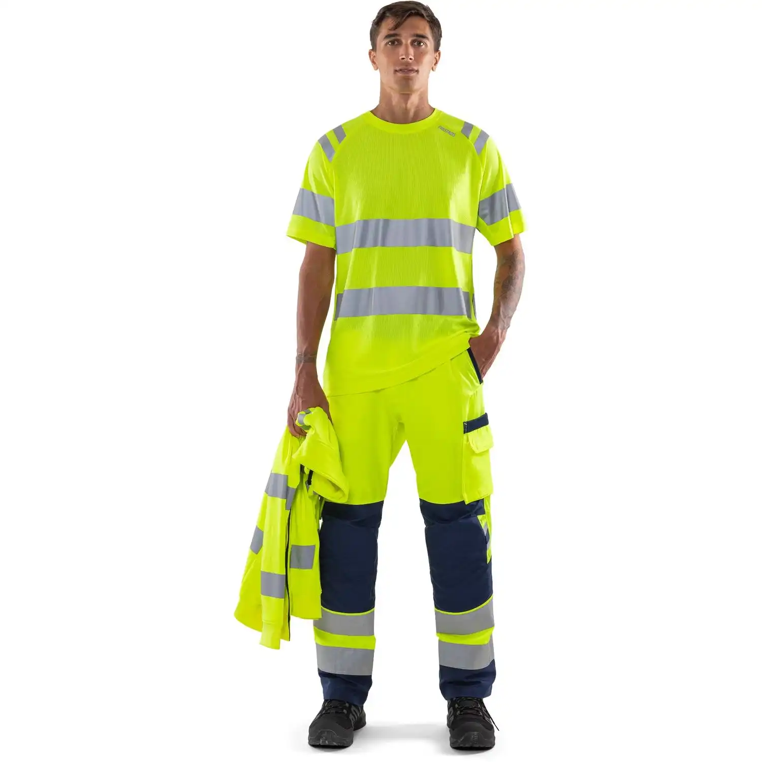 Warnschutz T-Shirt "7860 GPST" Kl.3 in gelb, L - Thumbnail 6