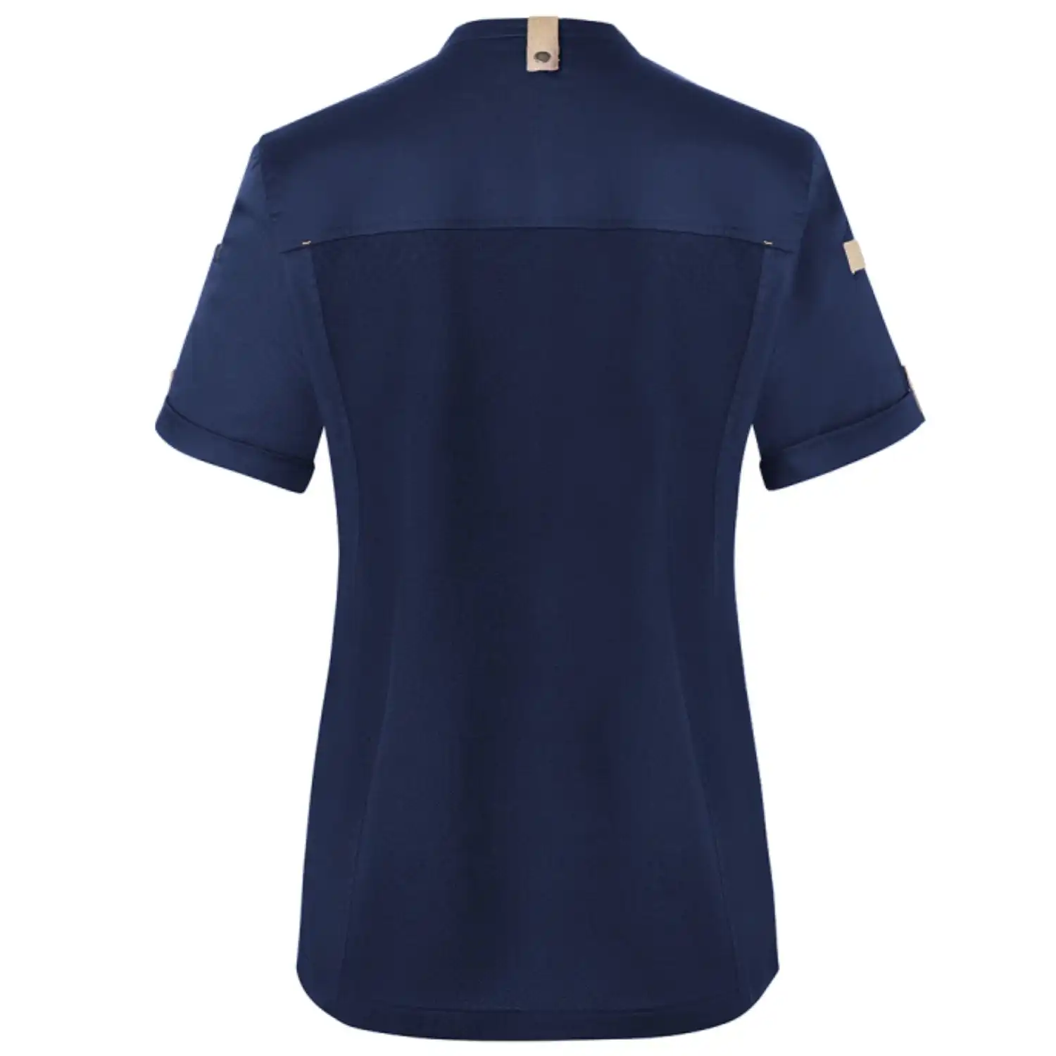 Damen Kochjacke "JF 27" in stahlblau, 34 - Thumbnail 2