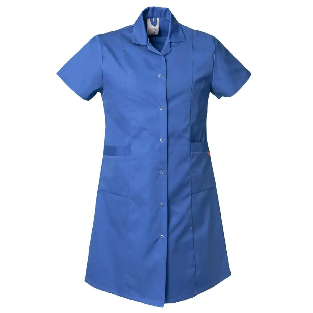 Damen Berufsmantel 1/4-Arm "MG" in kornblau, 42 - Thumbnail 1