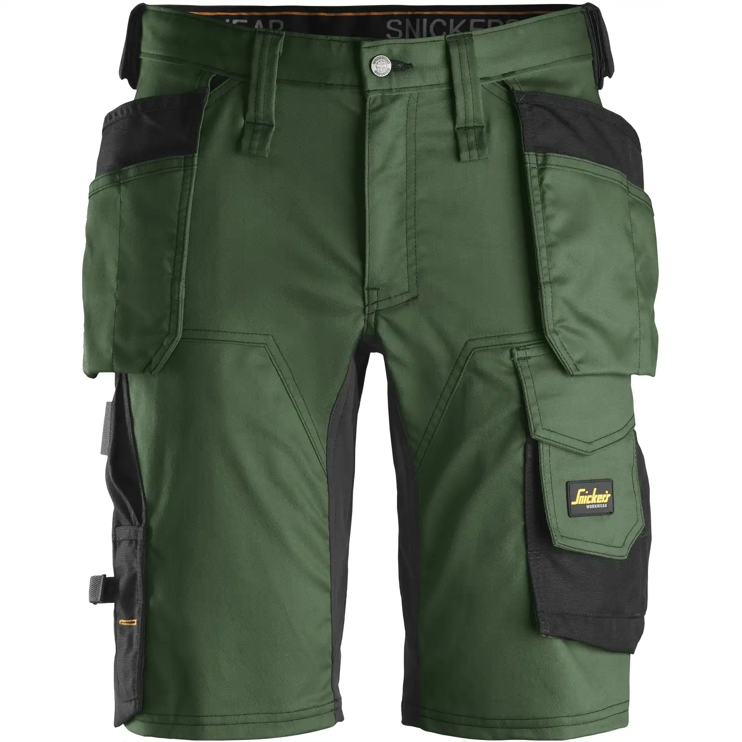 Handwerker Shorts "6141" AllroundWork in waldgrün/schwarz, 48 - Thumbnail 1