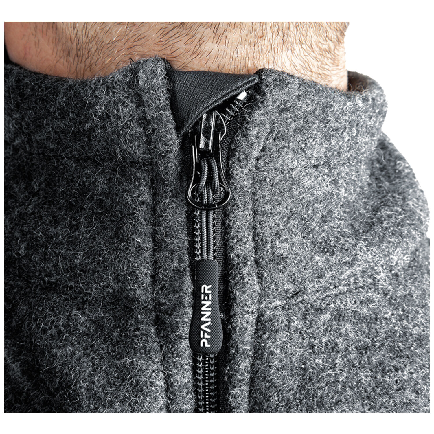 Weste "WOOLTEC GILET" in grau, L - Thumbnail 2