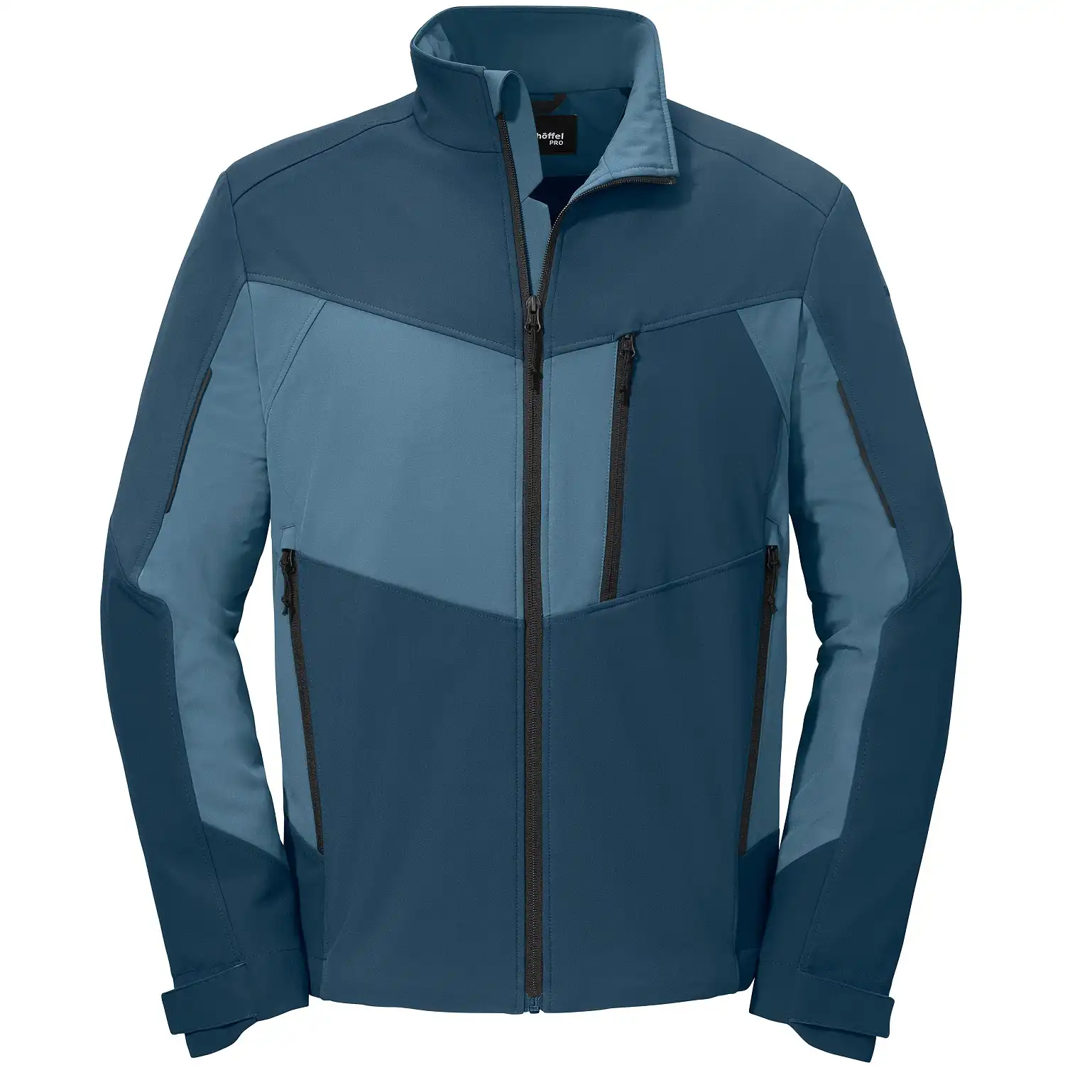 Stretch Softshelljacke "ALLWETTERTALENT" in Blau, L - Bild 1