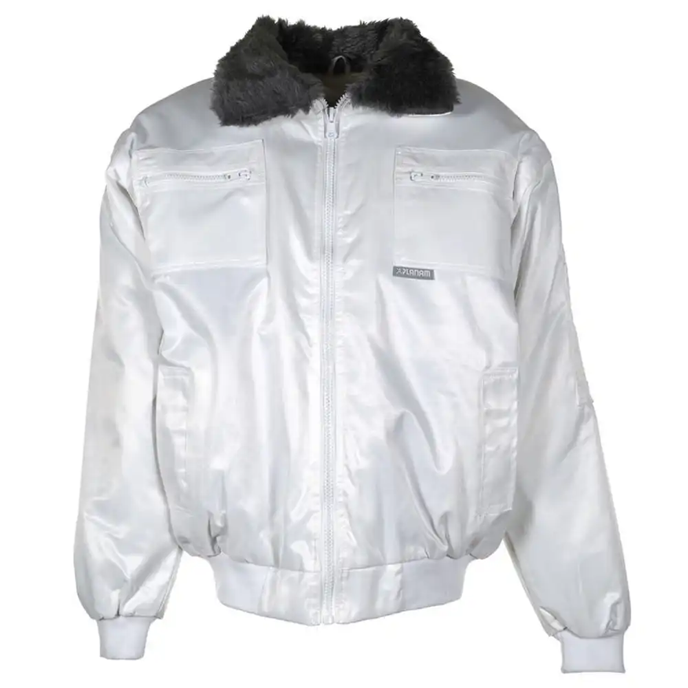 Winter-Comfort Jacke "GLETSCHER" Outdoor in L, Weiß - Bild 1