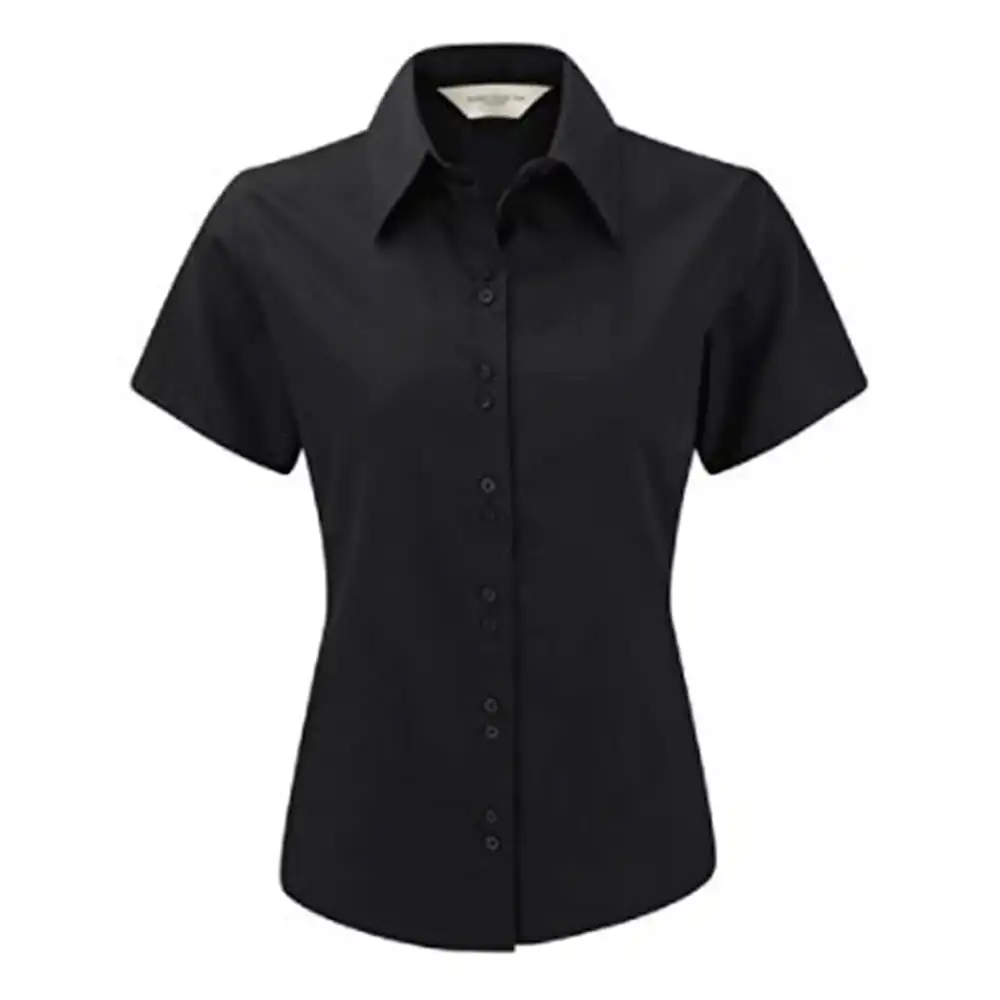 Damenbluse kurzarm 120g/m² in black, 4XL - Bild 1